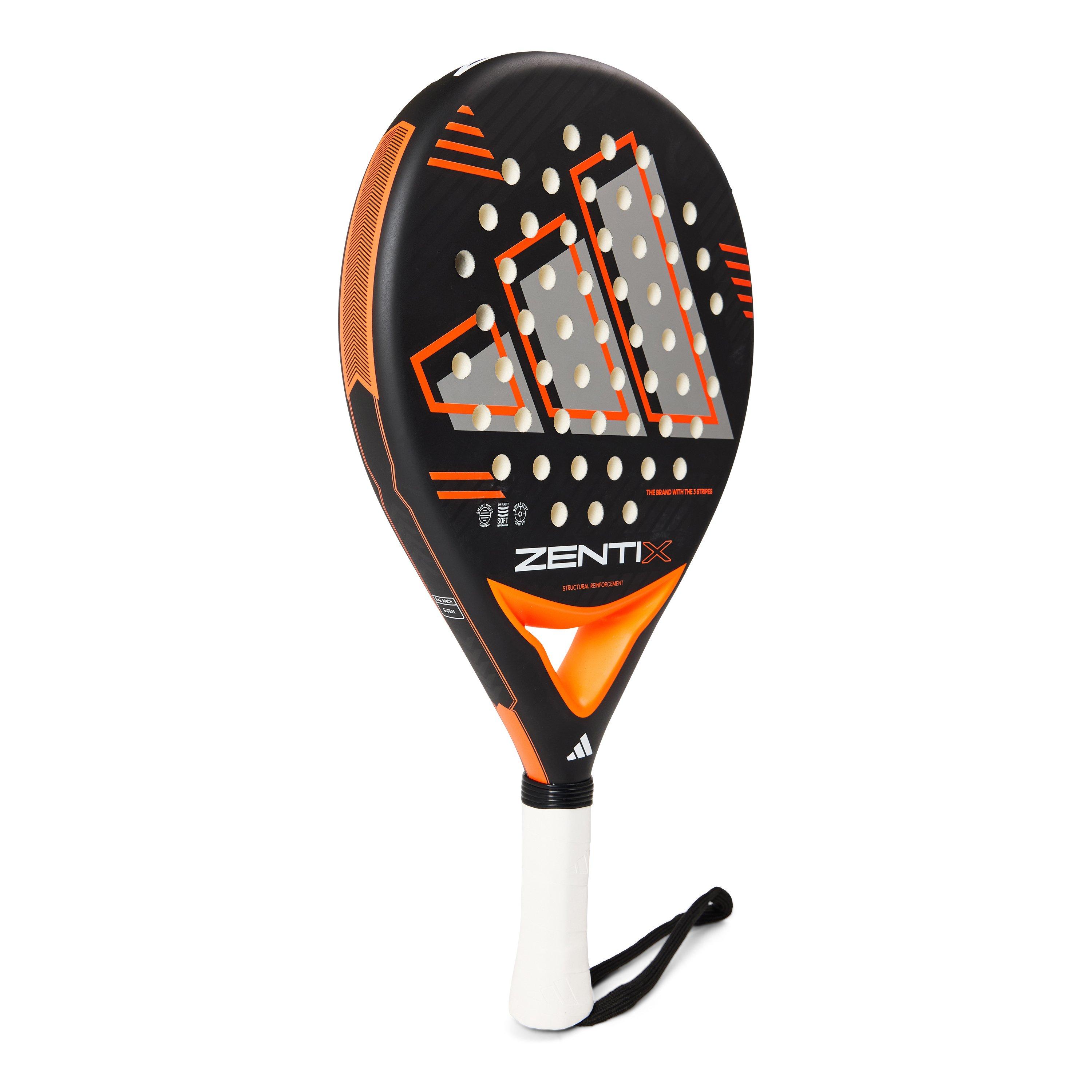 Schwarz/Rot - adidas - Zentix Pad 64 Glass Fibre Padel Racket - 2