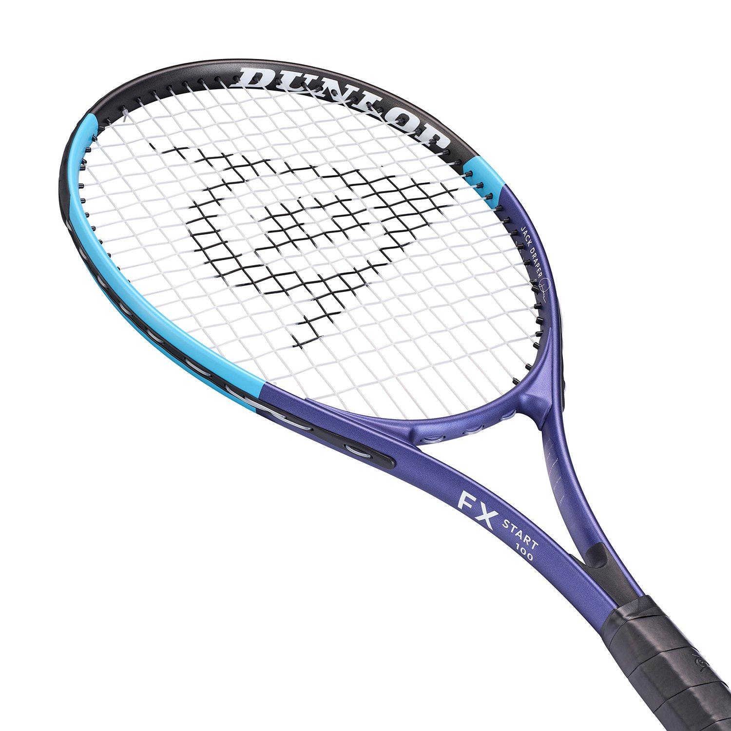 Purple - Dunlop - Dunlop FX Start 100 adult tennis racket - 3