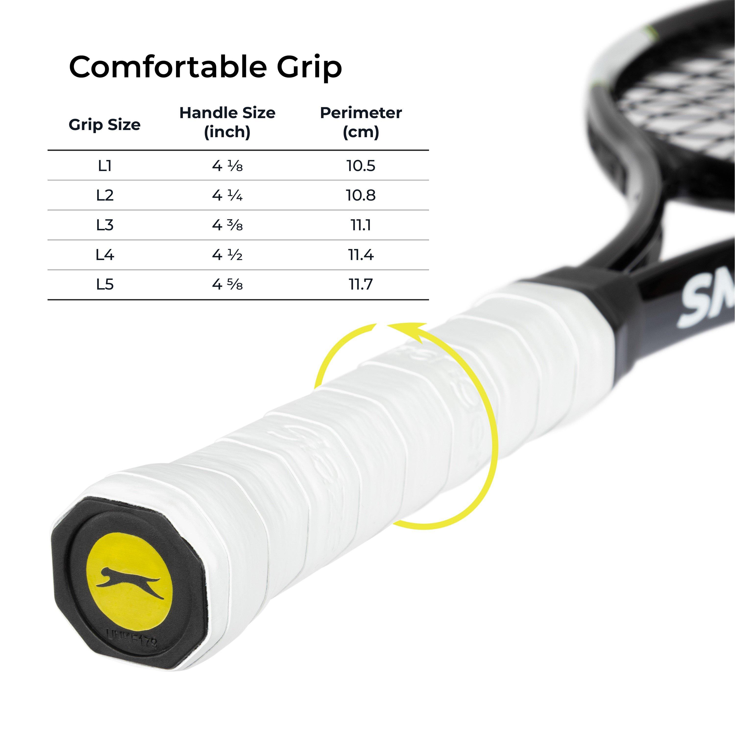 Crna - Slazenger - Smash Tennis Racket - 5