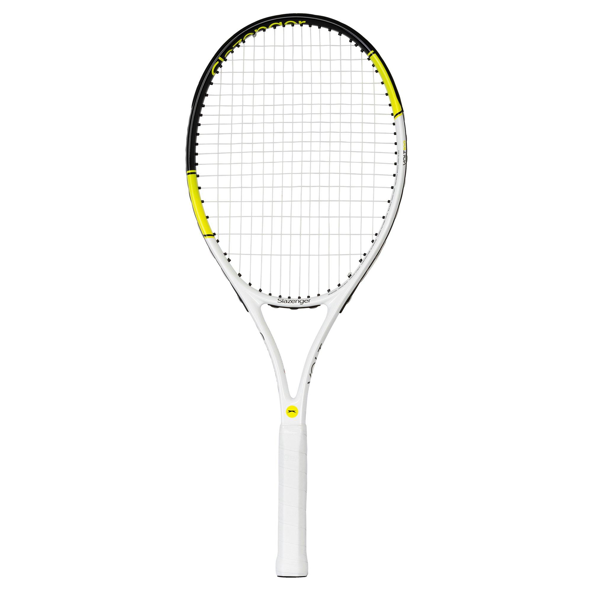White/Yellow - Slazenger - Volt Tennis Racket - 2