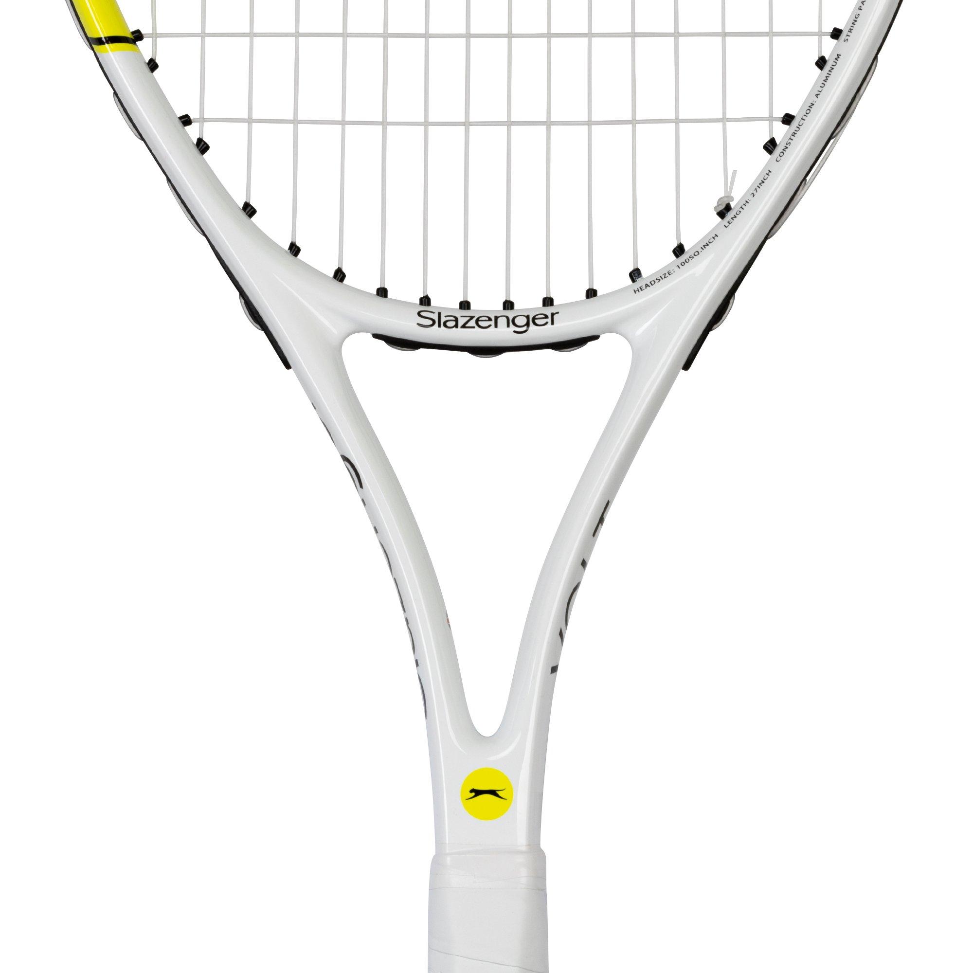 White/Yellow - Slazenger - Volt Tennis Racket - 3