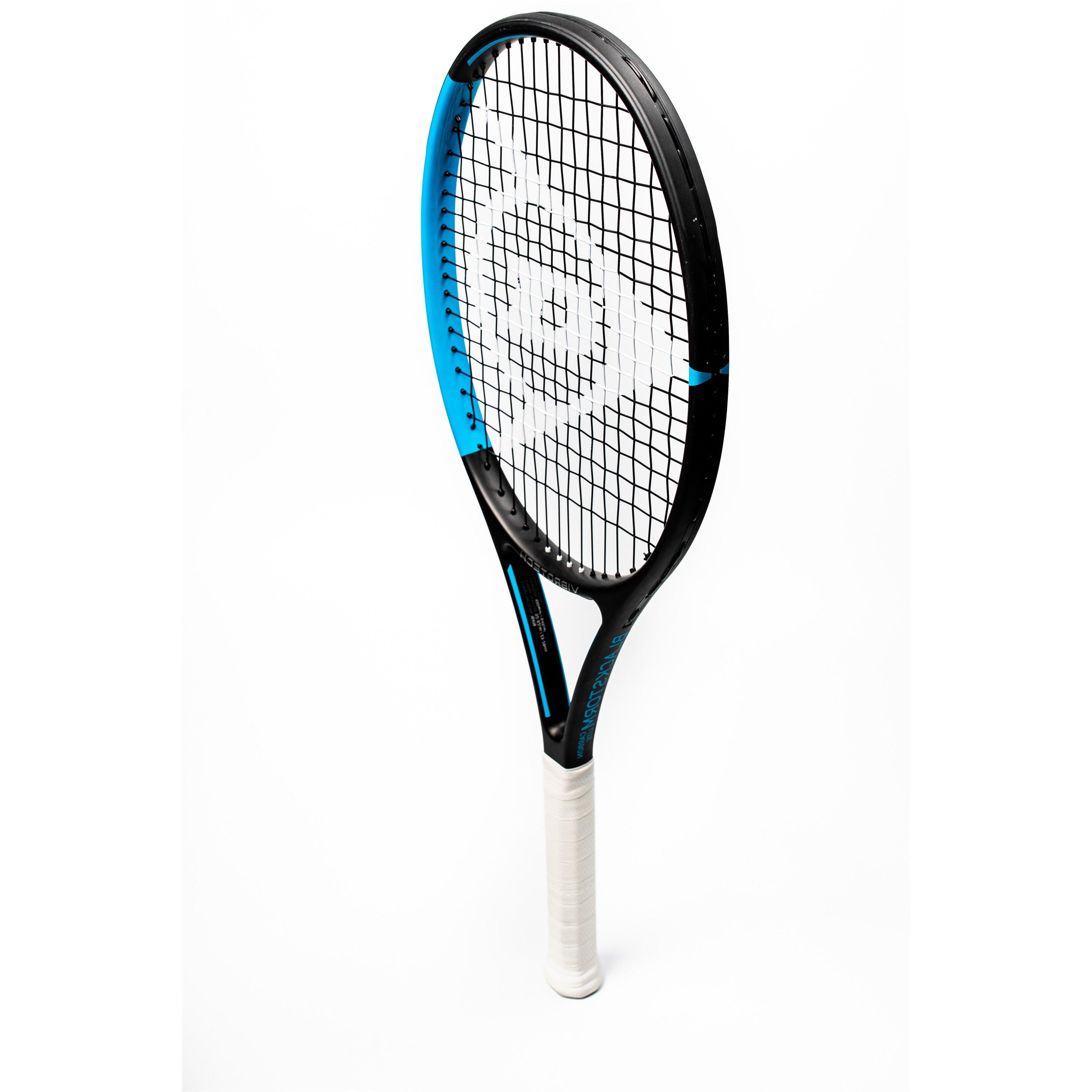 Noir/Vert - Dunlop - Adults Carbon 33 Tennis Racket - 2