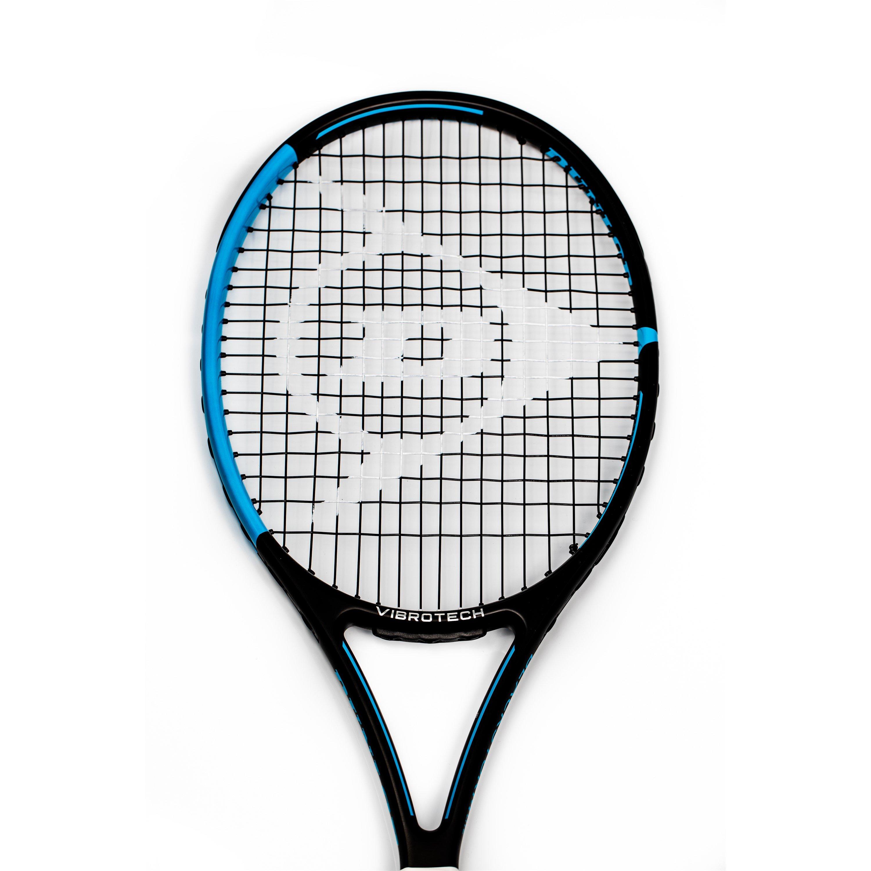 Noir/Vert - Dunlop - Adults Carbon 33 Tennis Racket - 3