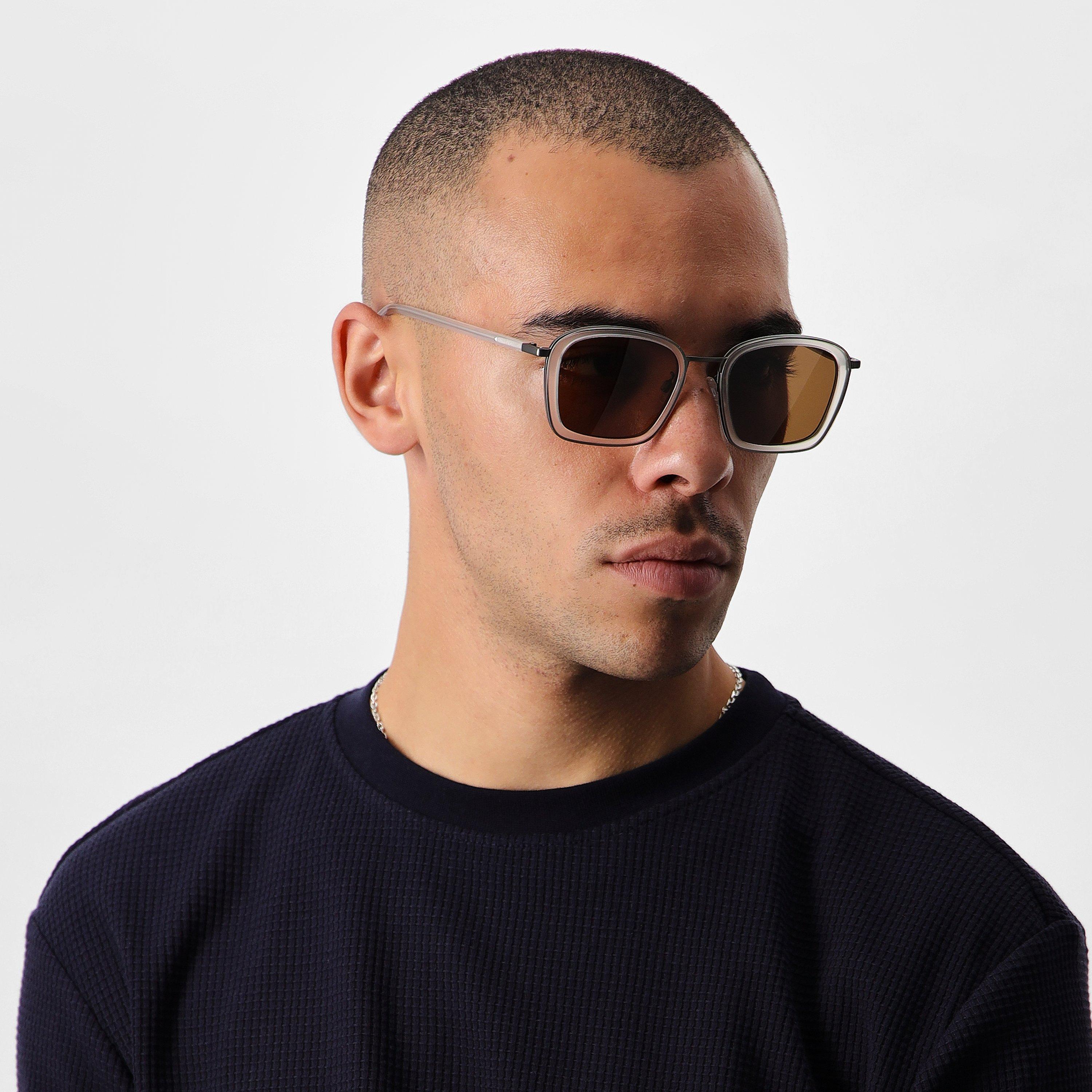 Ruthenium/Brown - MCQ - MCQ SUNGLASSES MQ0355S - 2