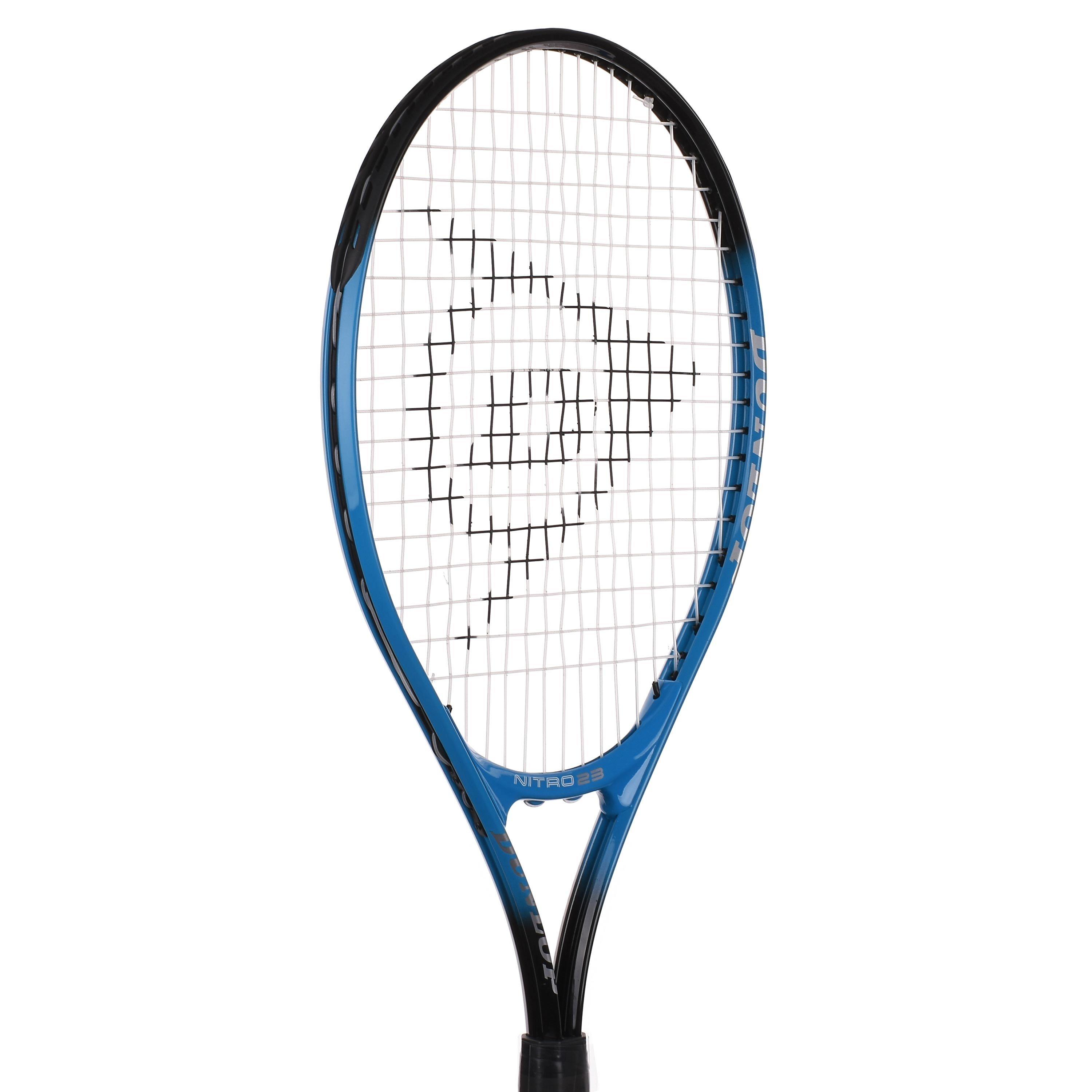 Blue/White - Dunlop - Nitro 23 Juniors Tennis Racket - 4