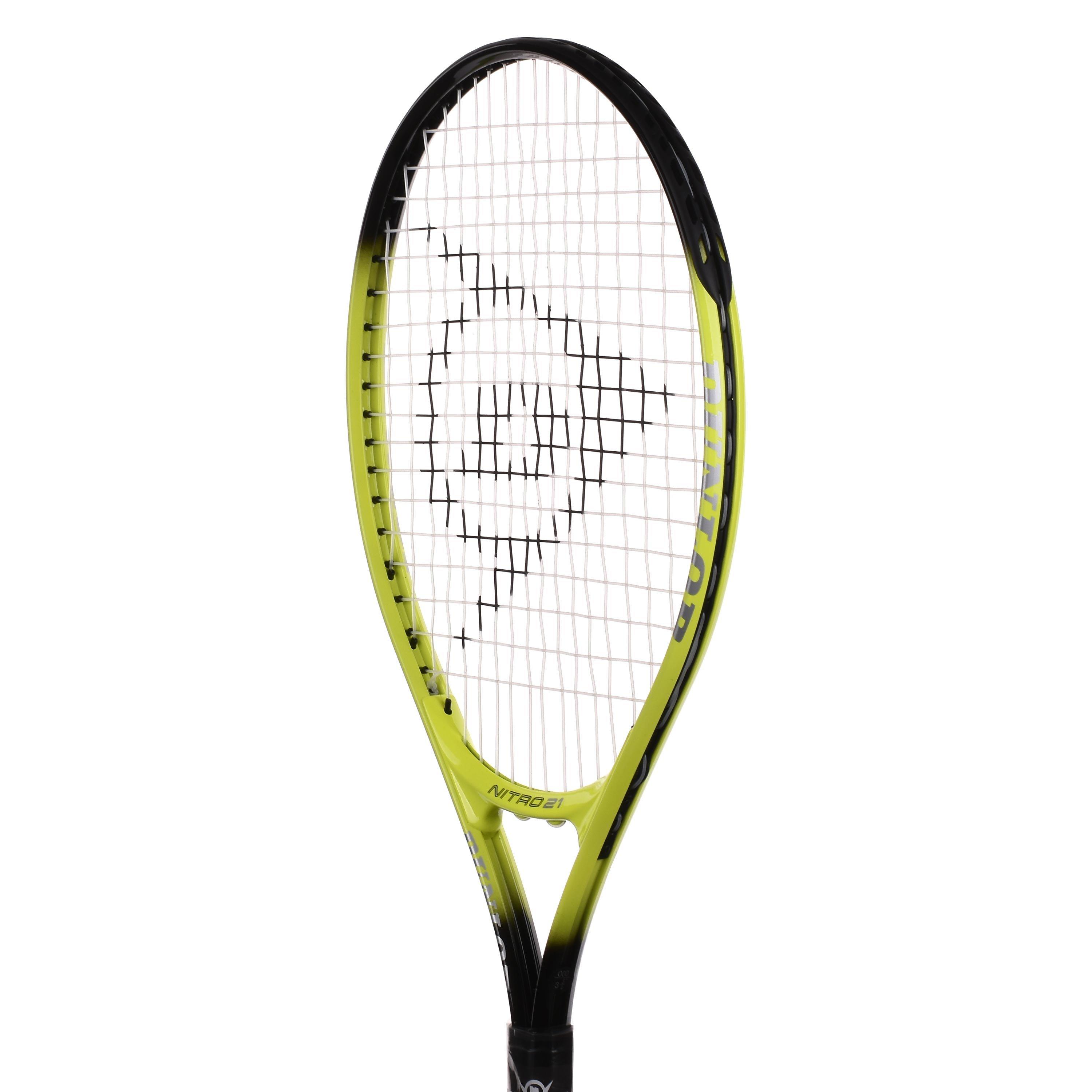 Yellow/White - Dunlop - Nitro 21 Juniors Tennis Racket - 3