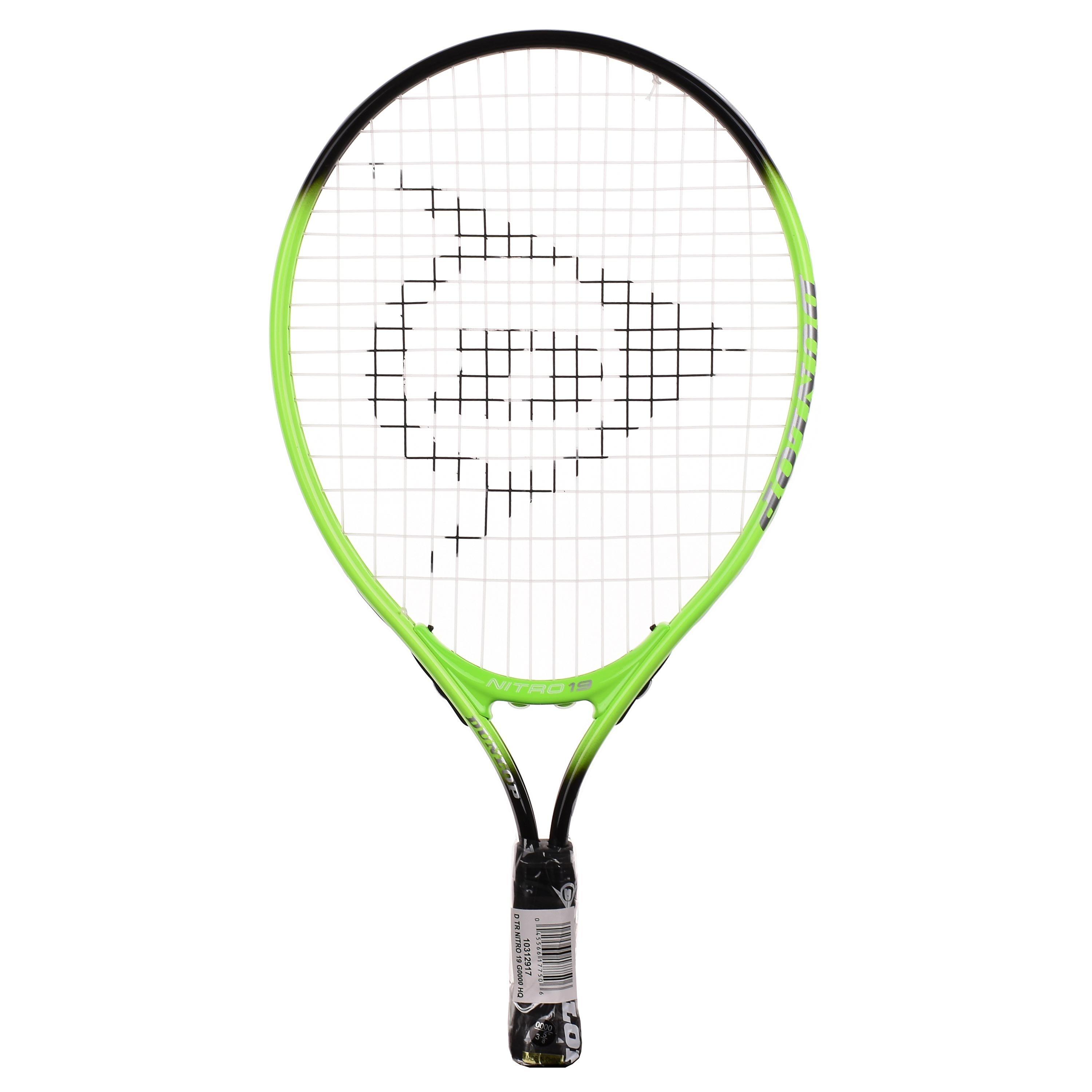 Green/White - Dunlop - Nitro 19 Juniors Tennis Racket - 2