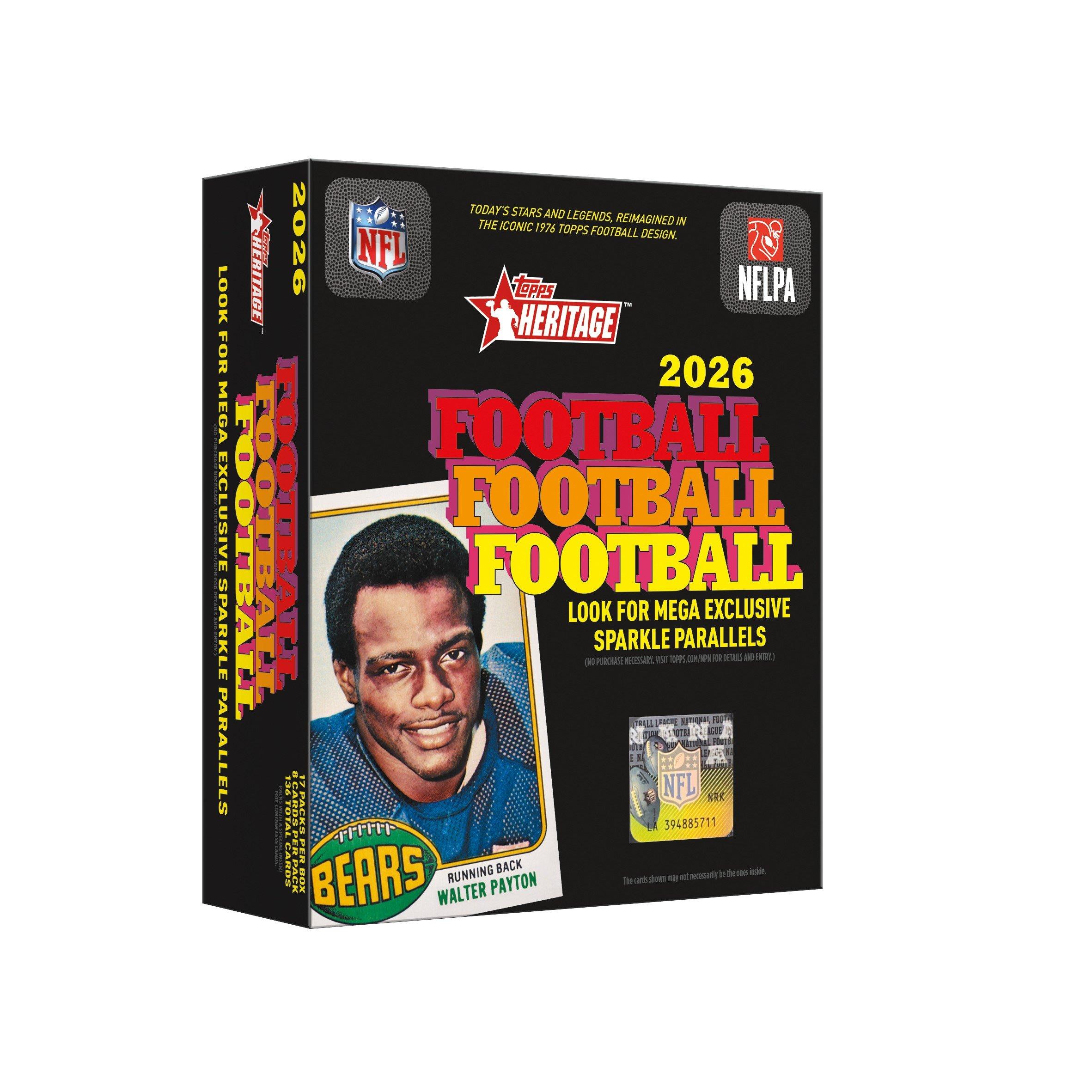 Mega Box - Topps - Topps 2026 Football Heritage - Mega Box - 1