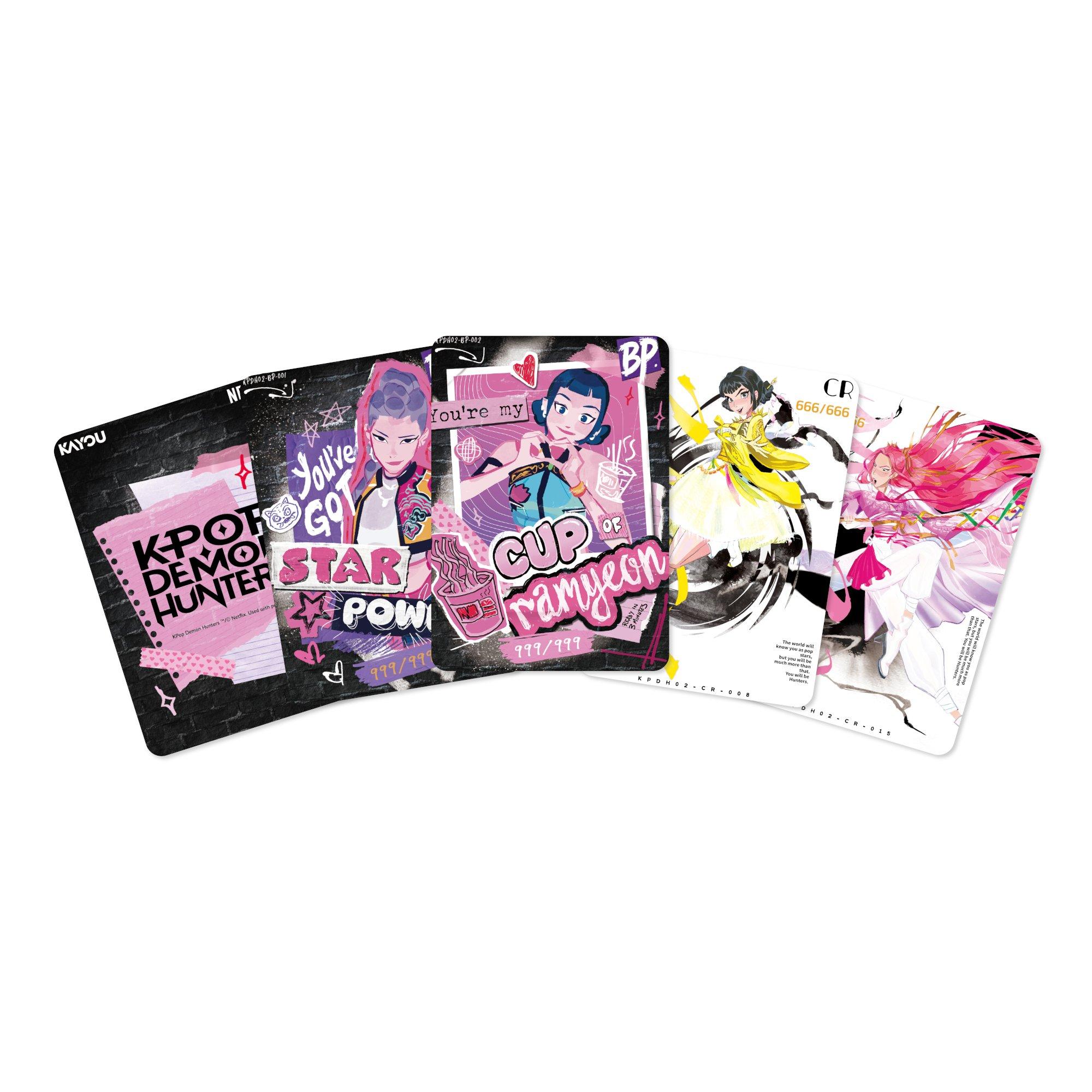 Booster Pack - K Pop Demon Hunters - KPop Demon Hunters-Collectible Trading Cards-Energy Edition Foil-002B-EMEA Booster Pack - 3