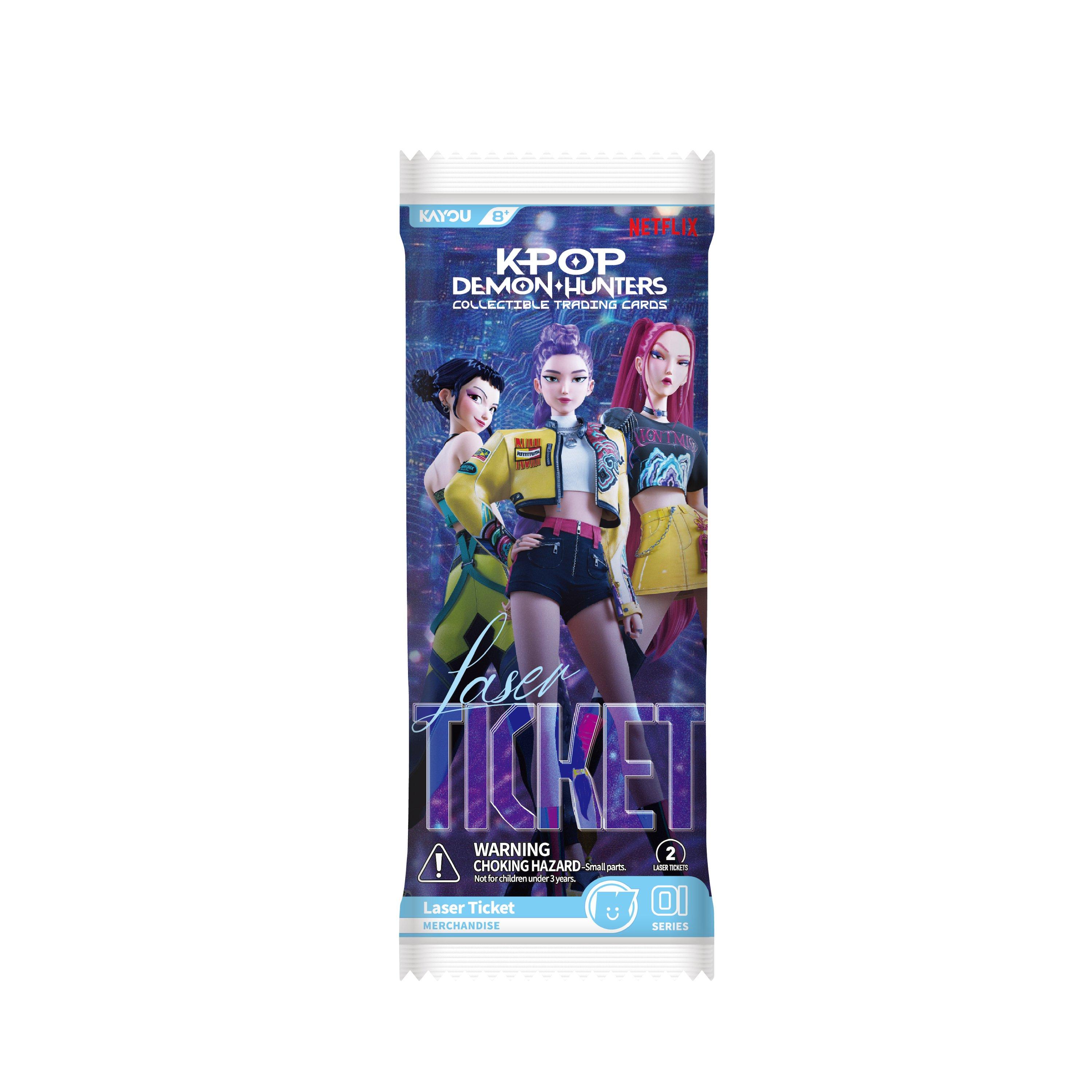 Booster Pack - K Pop Demon Hunters - KPop Demon Hunters-Laser Ticket - 001 - 4