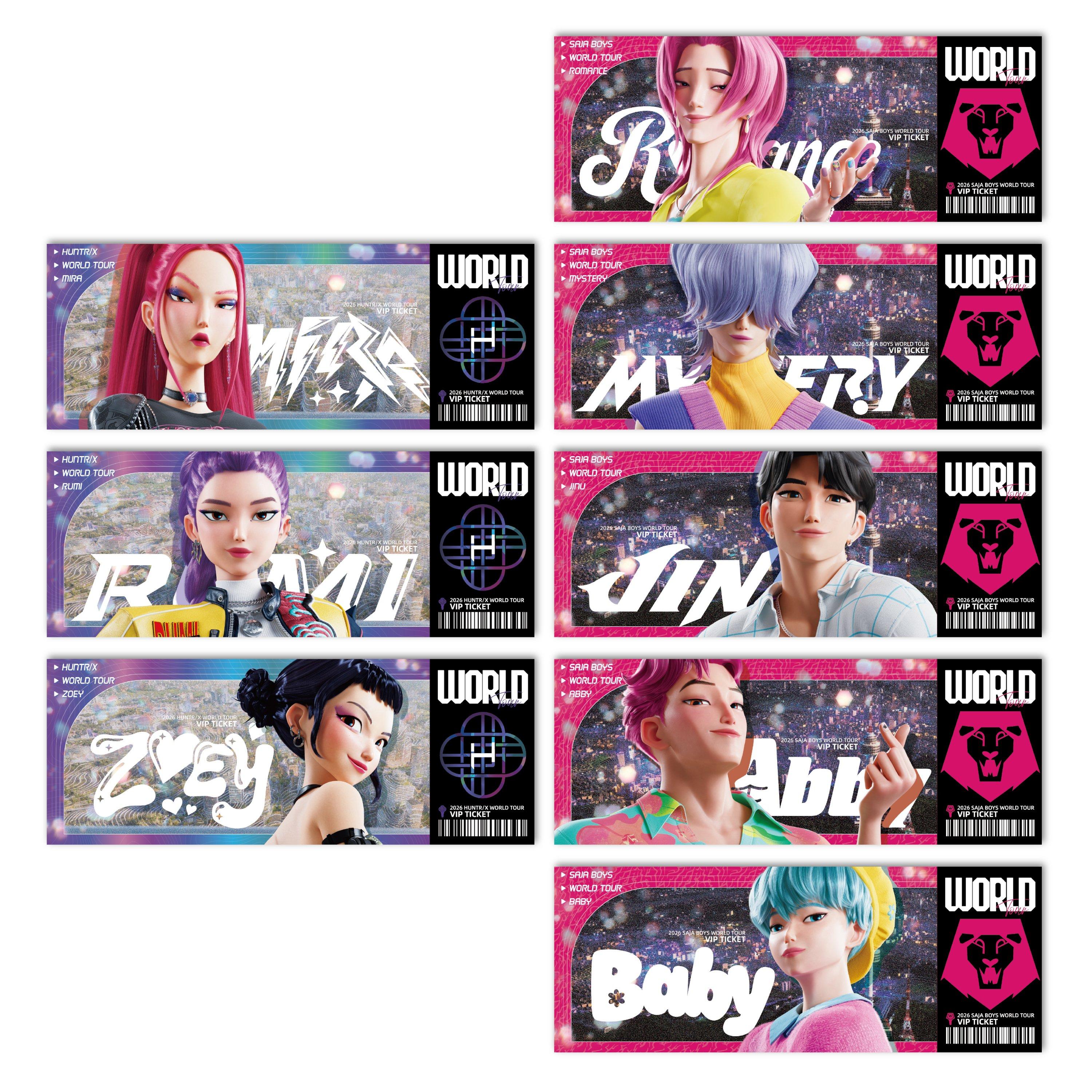 Booster Pack - K Pop Demon Hunters - KPop Demon Hunters-Laser Ticket - 001 - 5