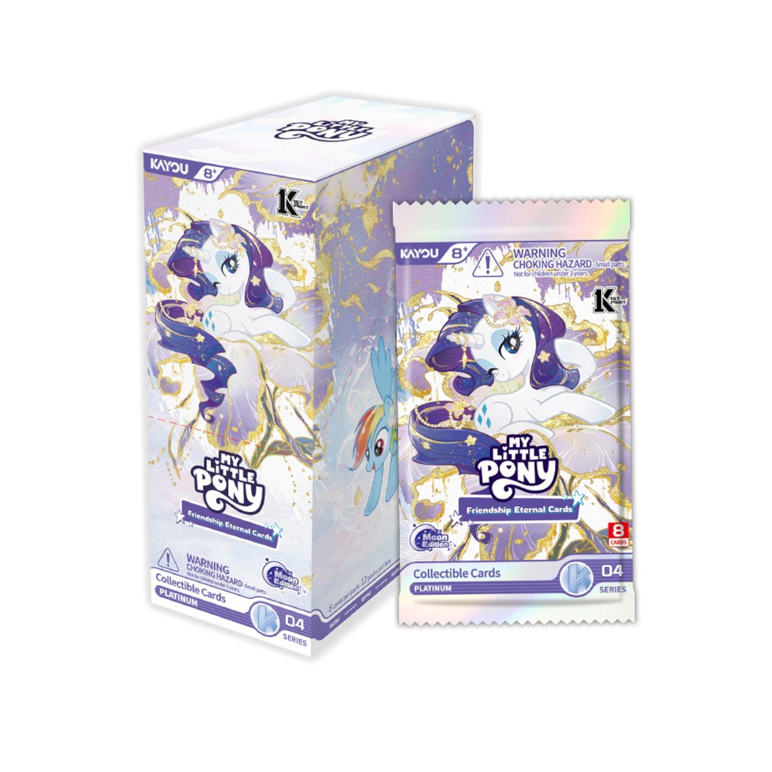 Booster Pack - My Little Pony - My Little Pony-Friendship Eternal Cards-Moon Edition Foil CDU -004-EMEA Booster Pack