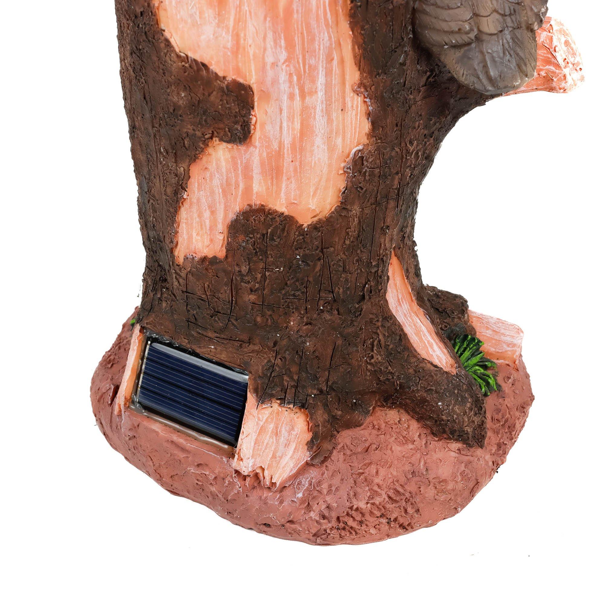 Brown - Streetwize - Solar Owl Multi Colour Ball Light - 5