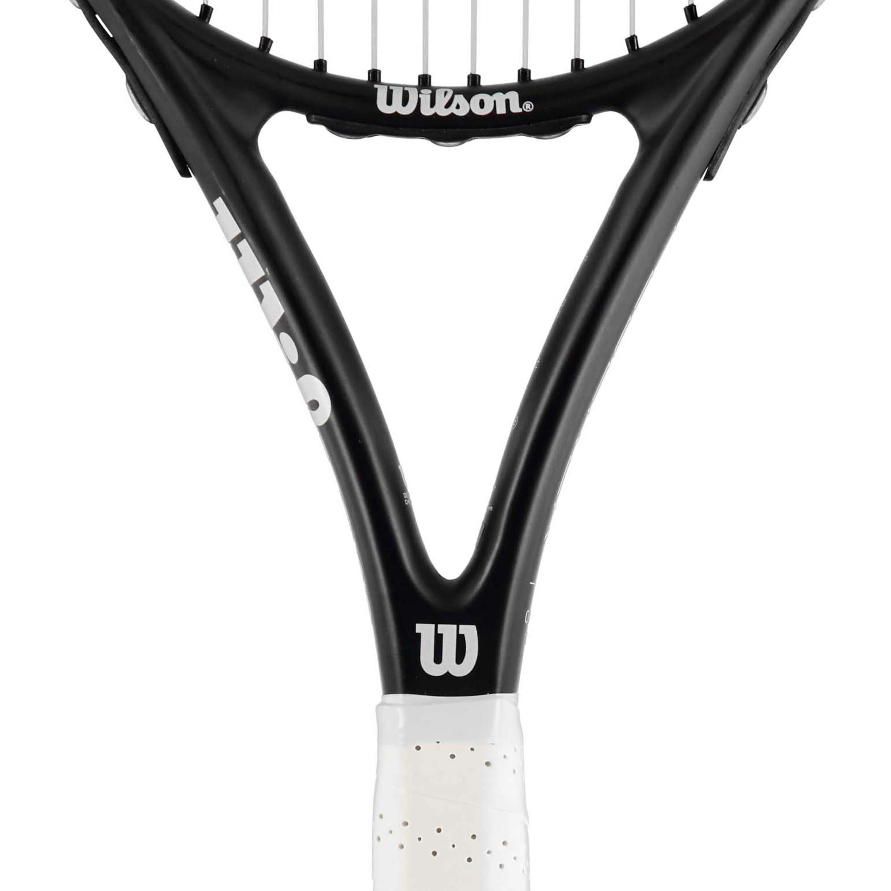 Zwart/Wit - Wilson - Federer Open 105 Tennis Racket - 2