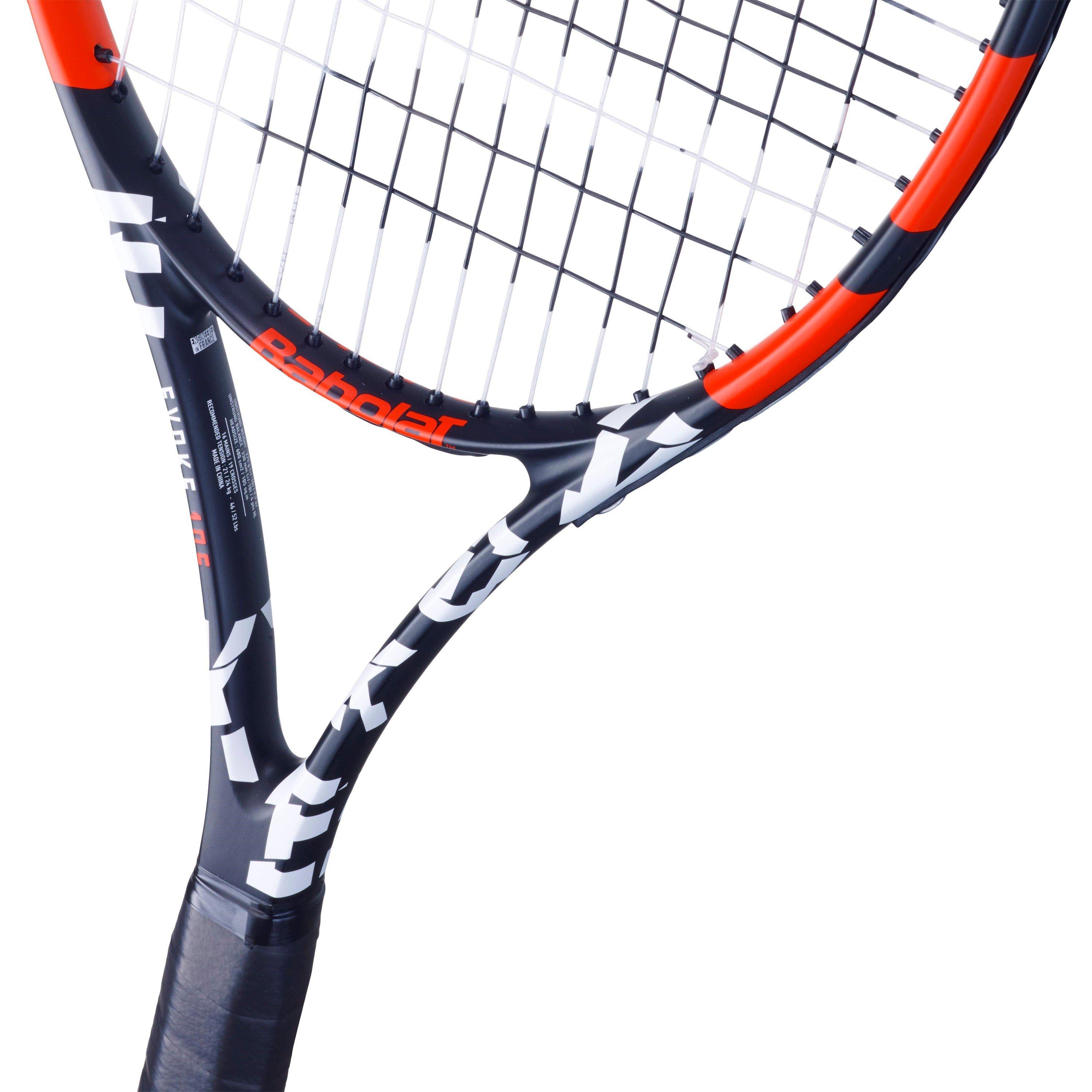 Noir Orange - Babolat - Adults Evoke Strung Tennis Racket - 2