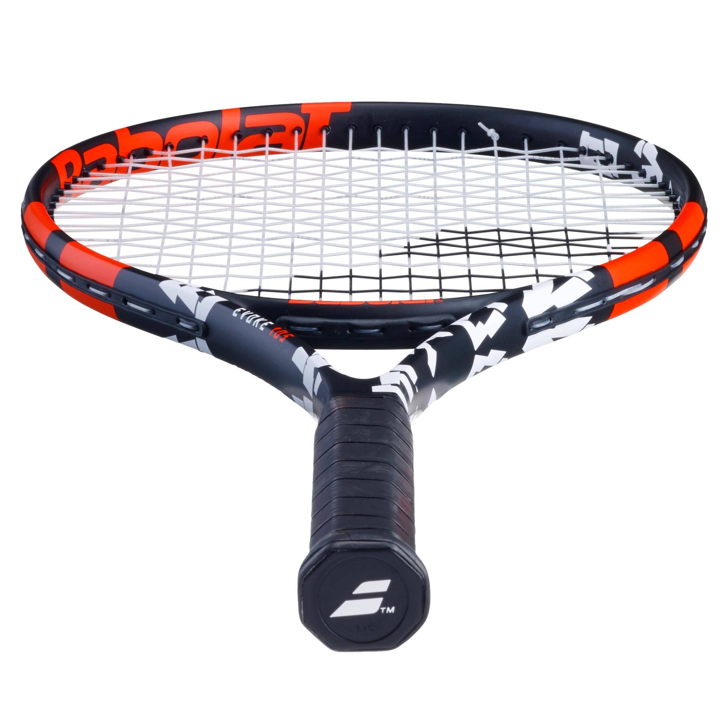 Noir Orange - Babolat - Adults Evoke Strung Tennis Racket - 3