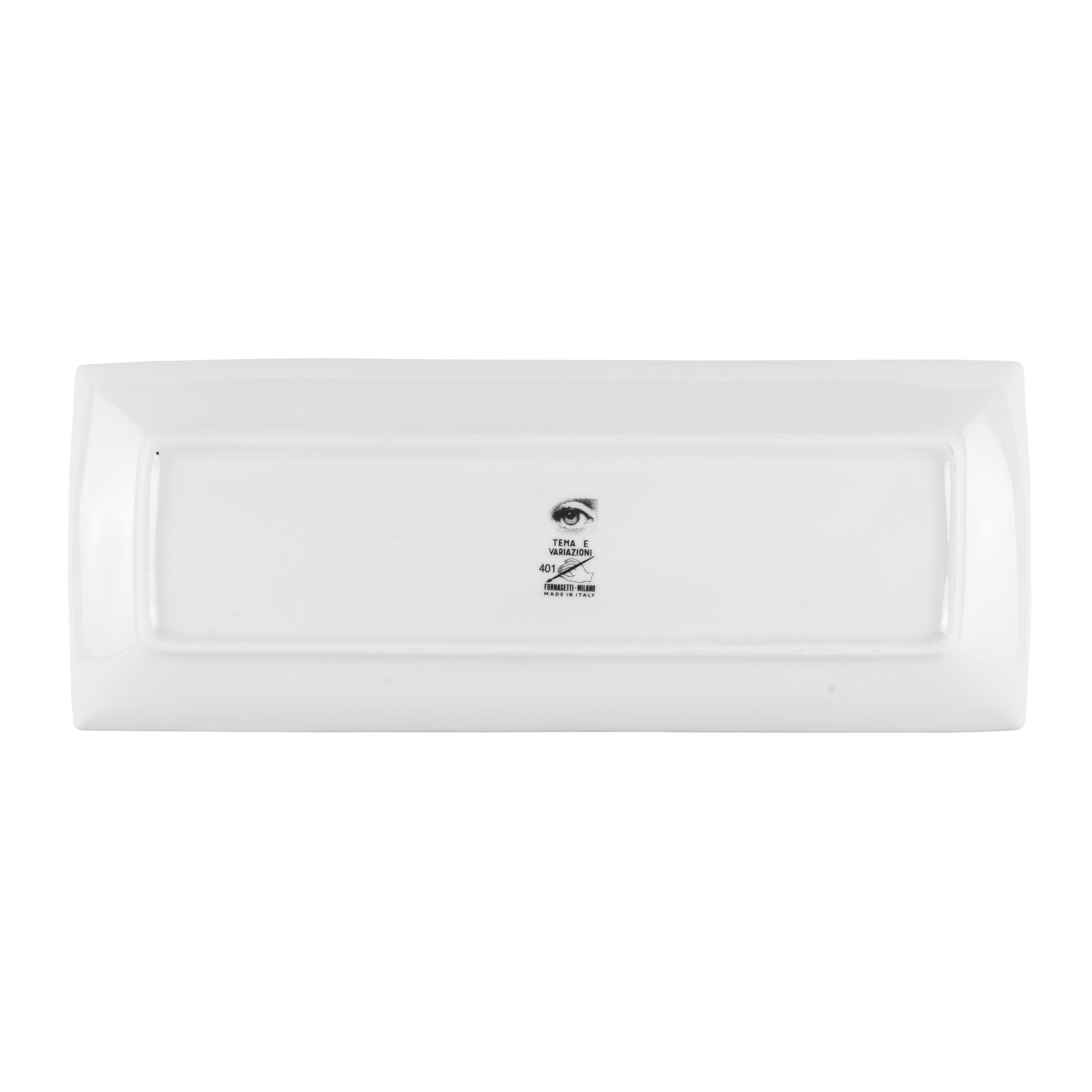 401 - Fornasetti - Tema e Variazioni Rectangular Tray - 2