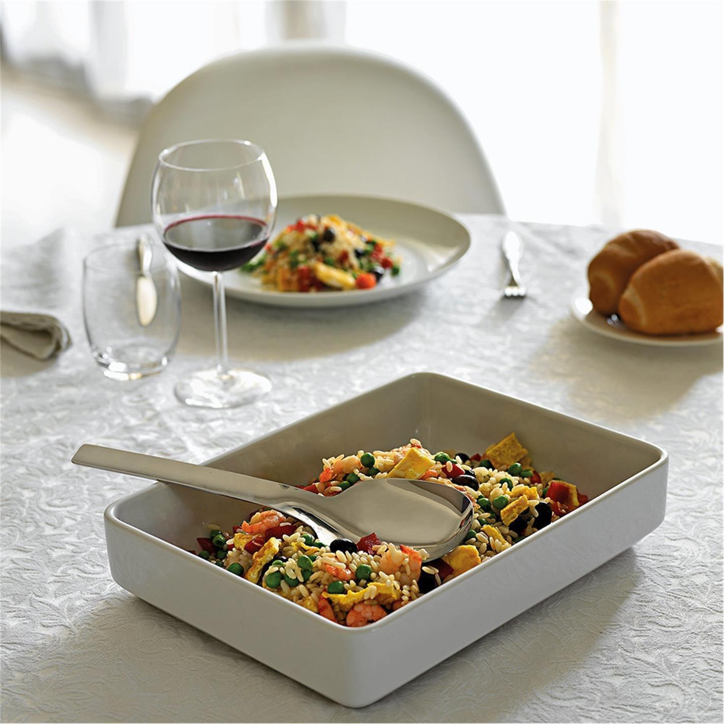 Stainless Steel - Alessi - Tibidabo Rice and Vegetable Serving Spoon - 2