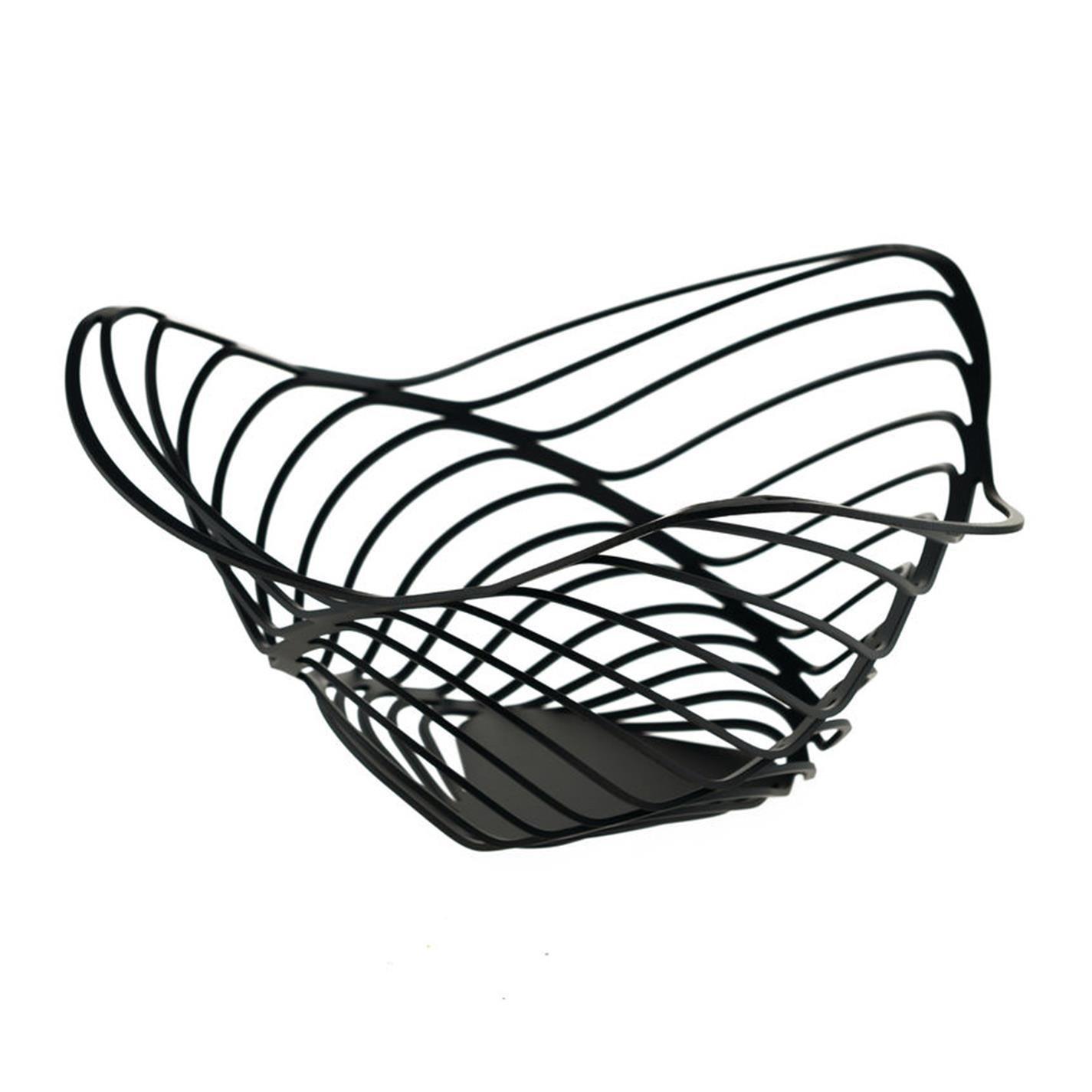 Black - Alessi - Trinity Citrus Basket - 4