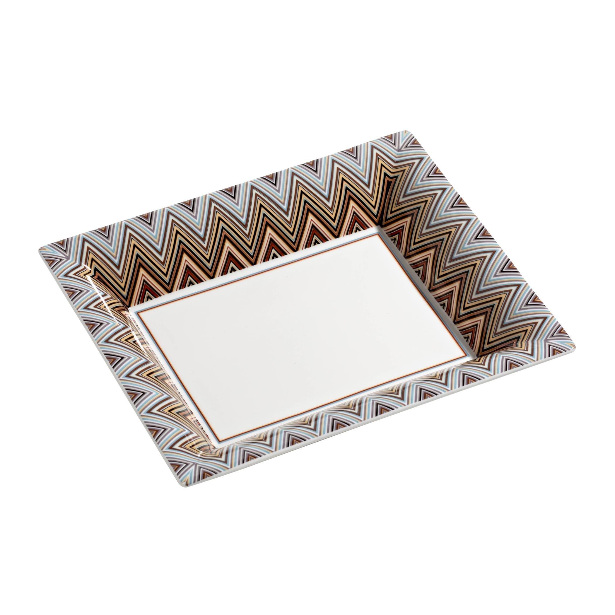 Missoni Home Collection  Missonihomecollection Zig Zag Jarris Trinket Tray - Brown