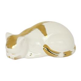 Fornasetti Gold/White Cat Ornament