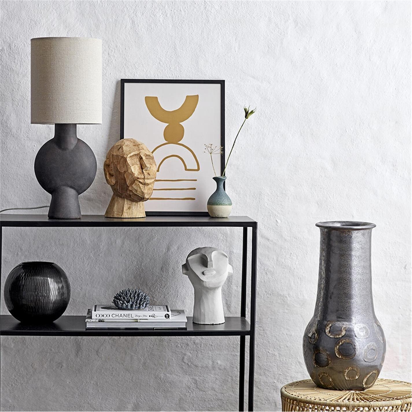 Brown Cream - Bloomingville - Terracotta Table Lamp - 3