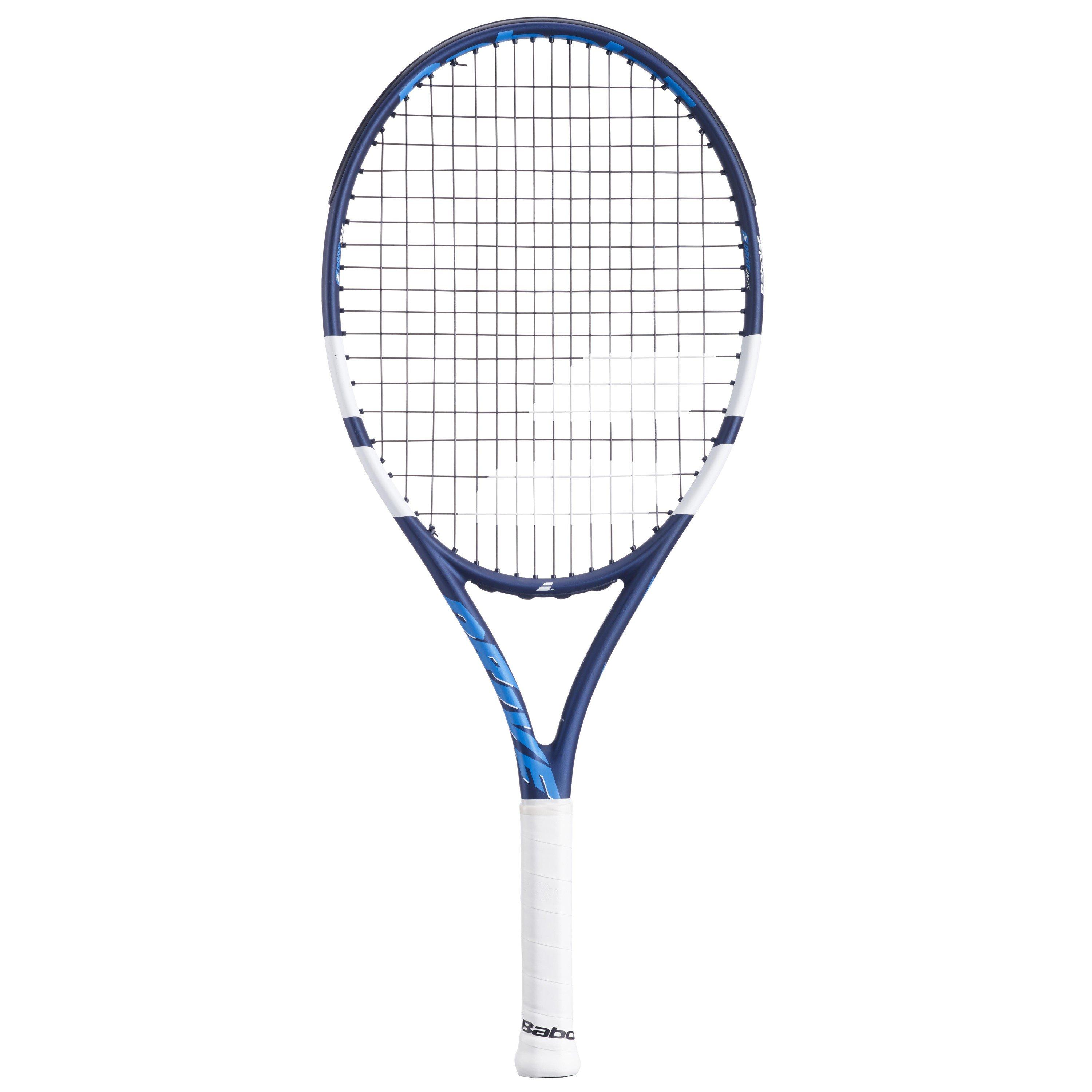 Blauw/Wit - Babolat - Drive 25 Strung Tennis Racket Juniors - 1