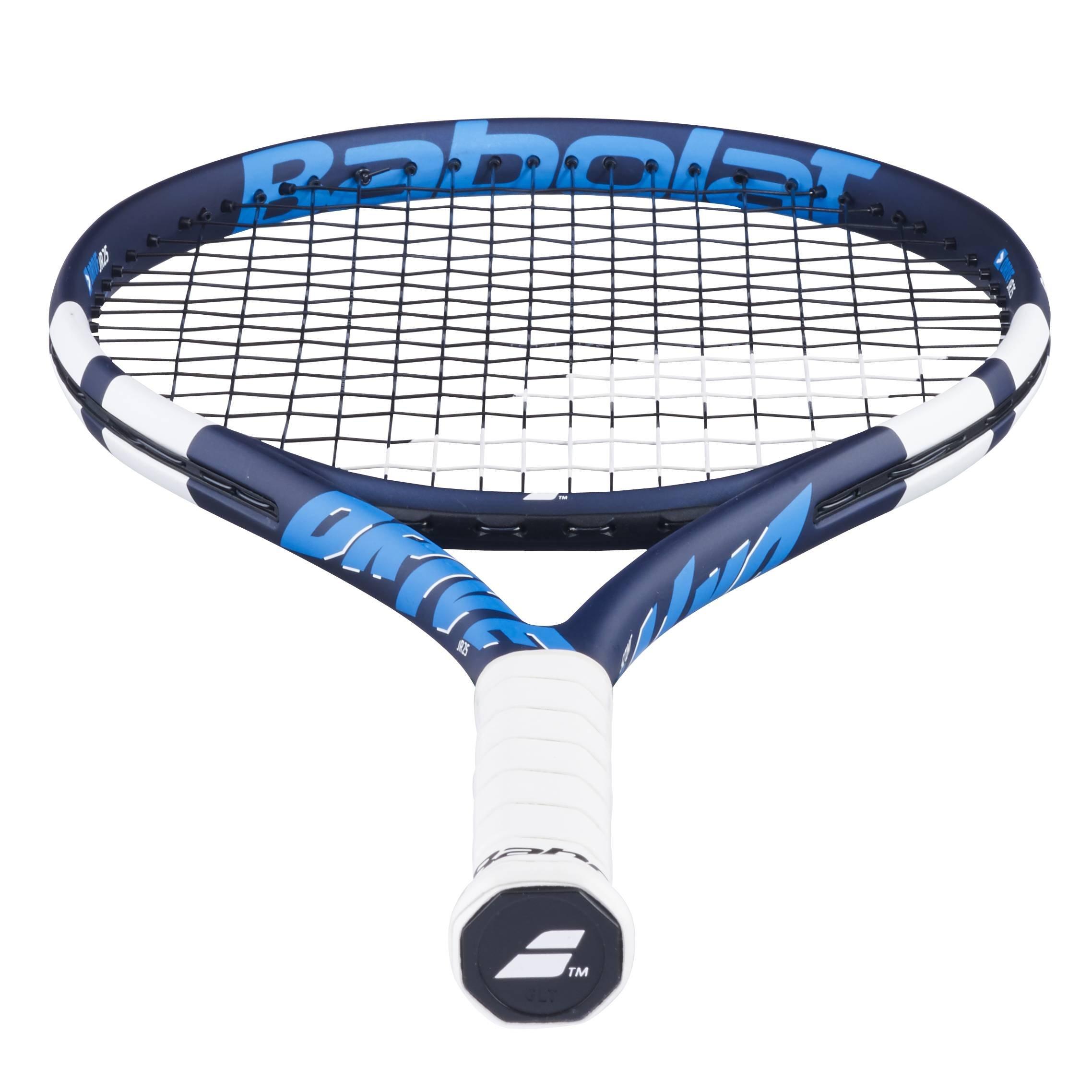Blauw/Wit - Babolat - Drive 25 Strung Tennis Racket Juniors - 3