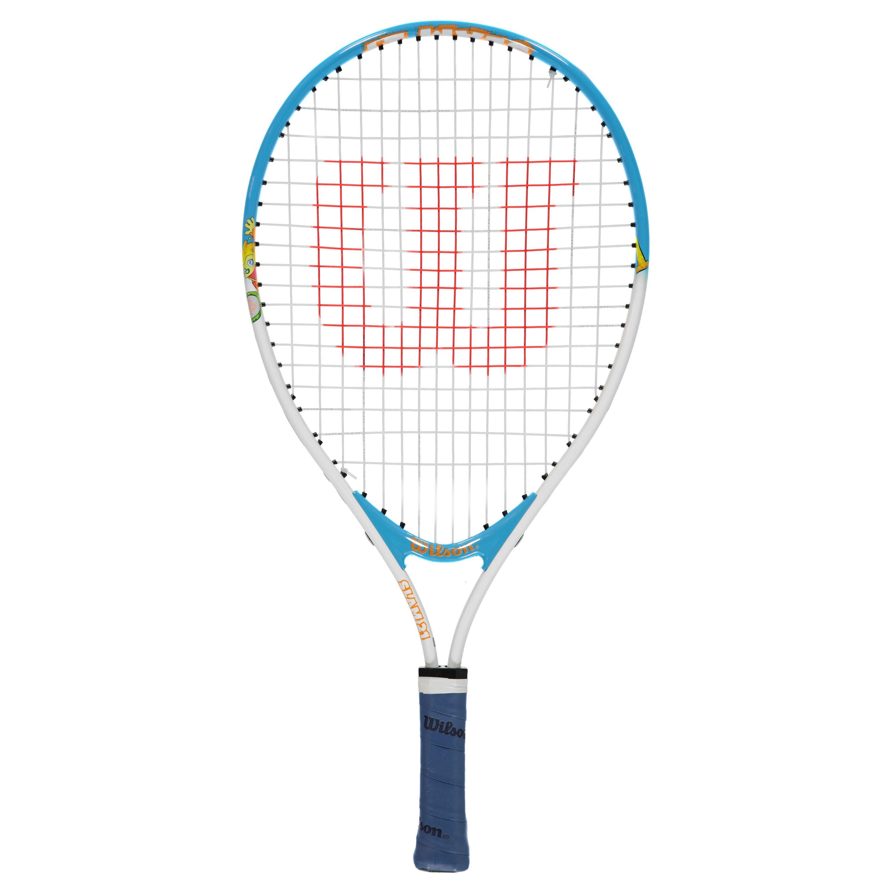 Zilver/Blauw - Wilson - Slam Tennis Racket Juniors - 2