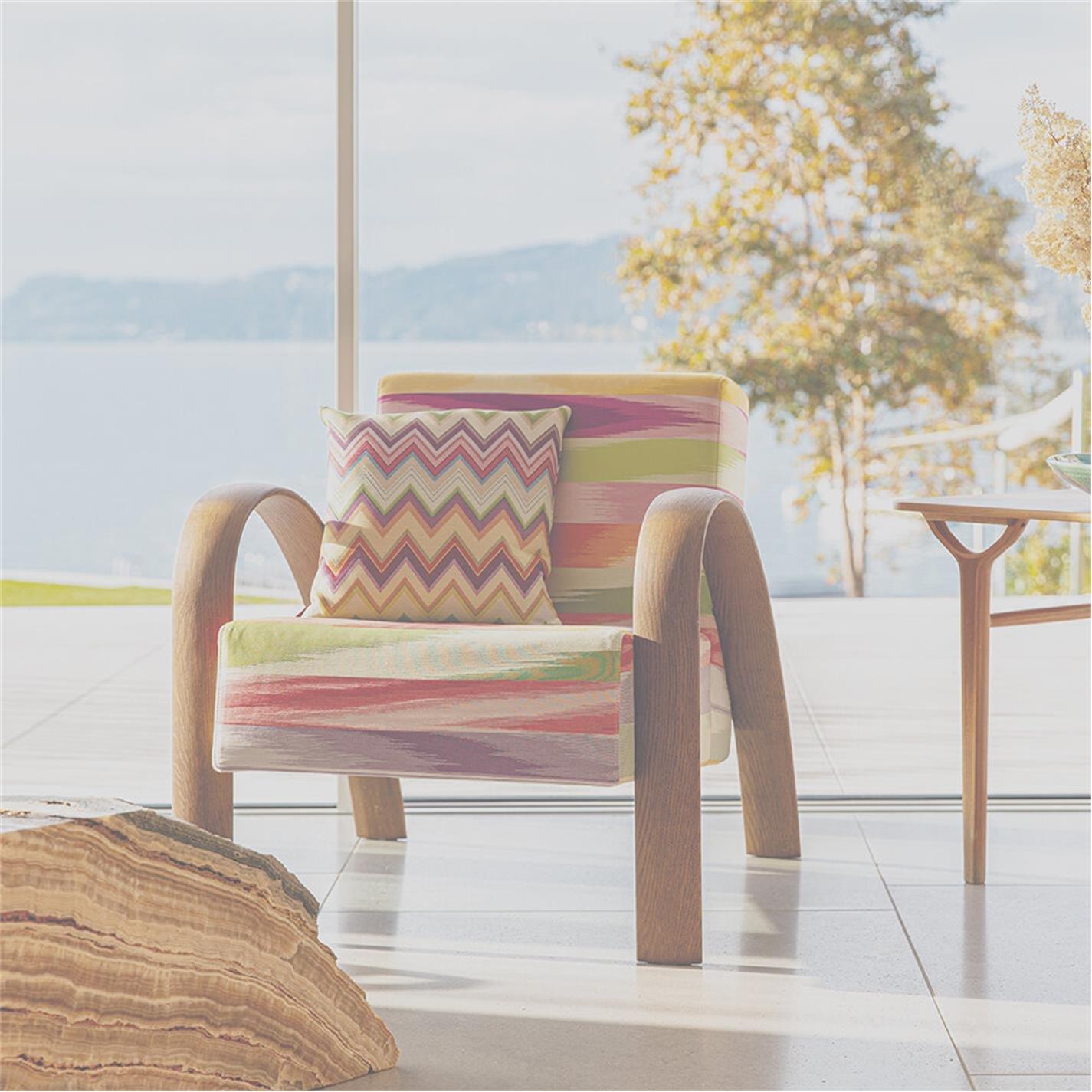Multicoloured - Missoni Home Collection - MissoniHomeCollection Agadir Cushion - 159 - 2