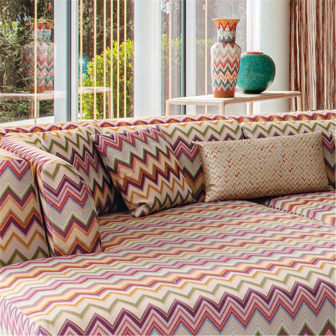 Multicoloured - Missoni Home Collection - MissoniHomeCollection Agadir Cushion - 159 - 3