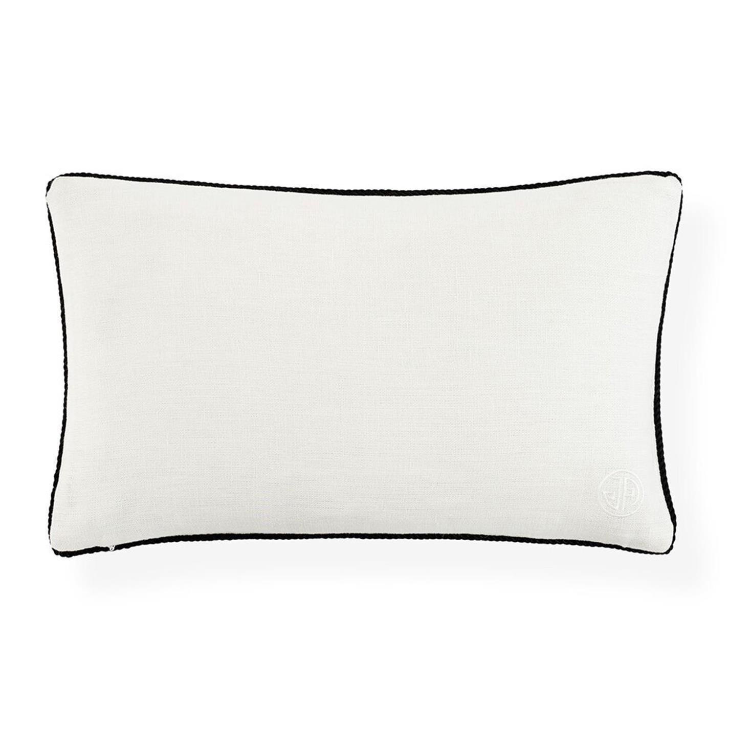 Black - Jonathan Adler - JonathanAdler Snake Embroidered Cushion - 30x50cm - 2