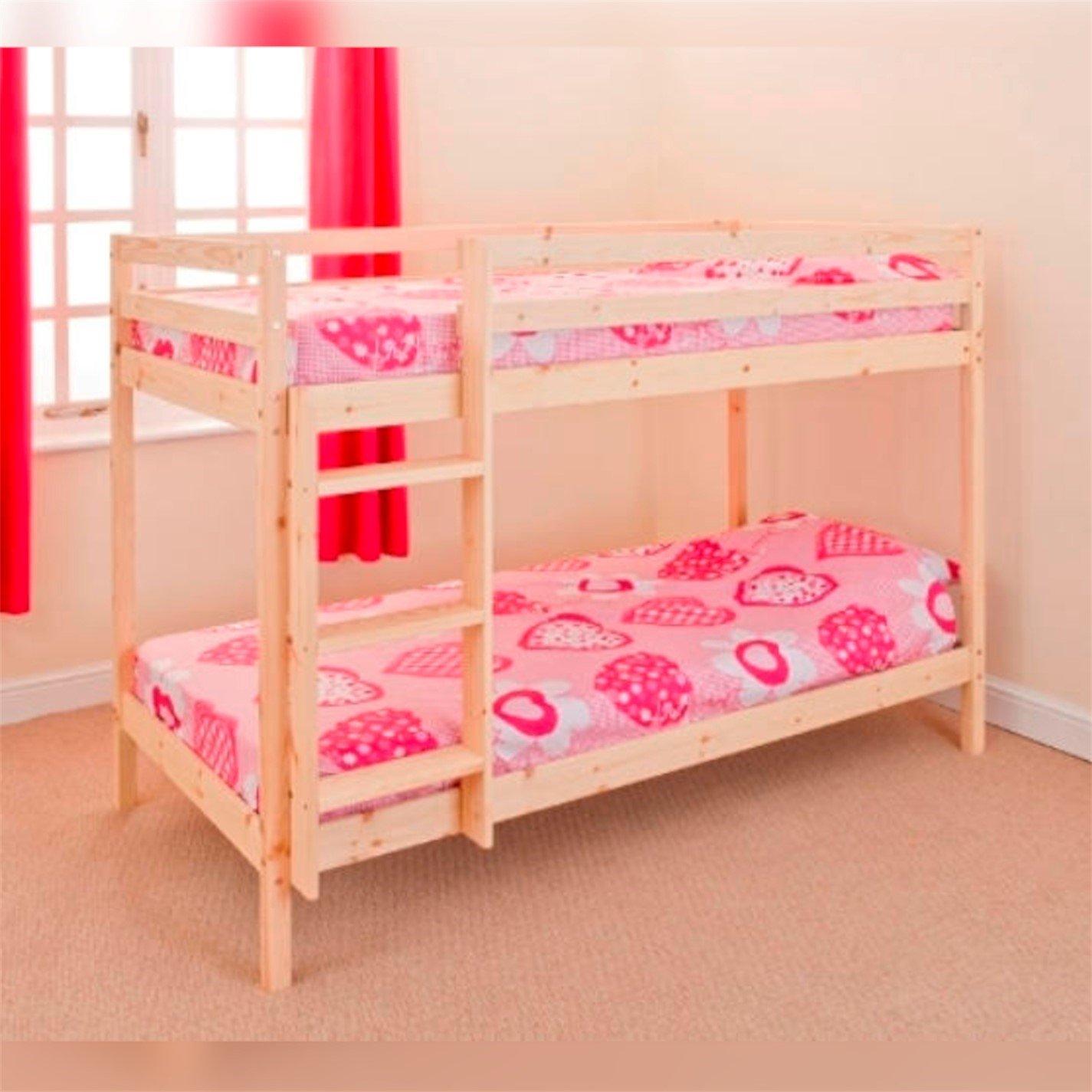 Natural - Comfy Living - Wooden Bunk Bed - 3