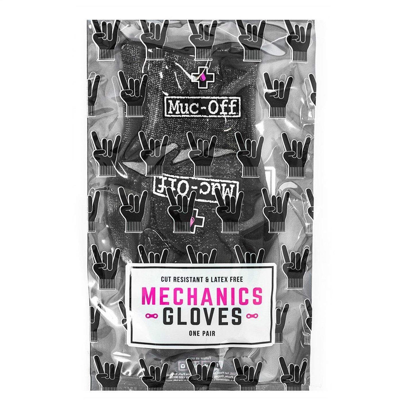 Black - Muc-Off - Mechanics Gloves Small - 5