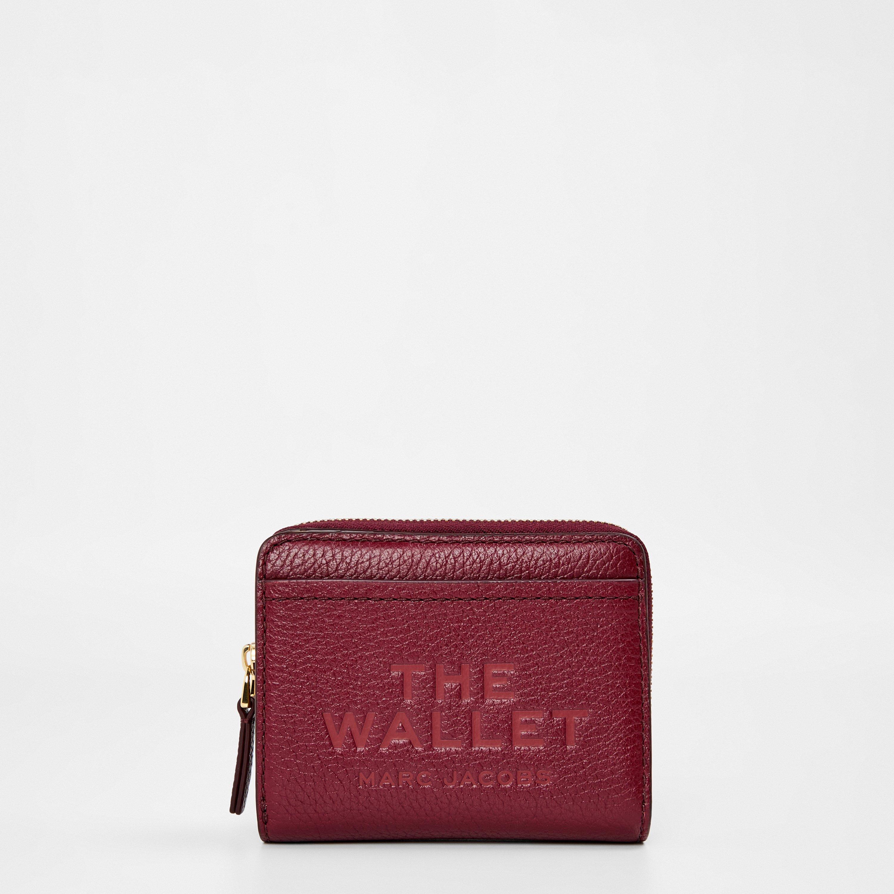 Marc Jacobs The Mini Compact Wallet - CHERRY