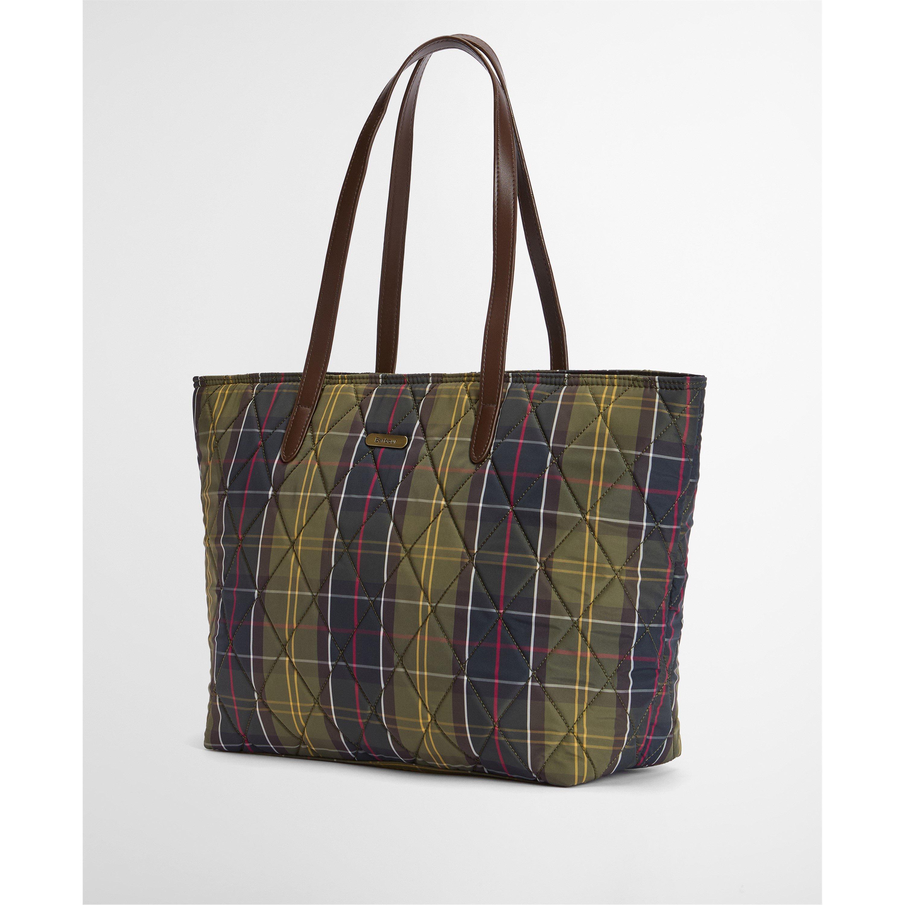 Classic Tartan - Barbour - Womens Wetherham Quilted Tartan Tote Bag - 5