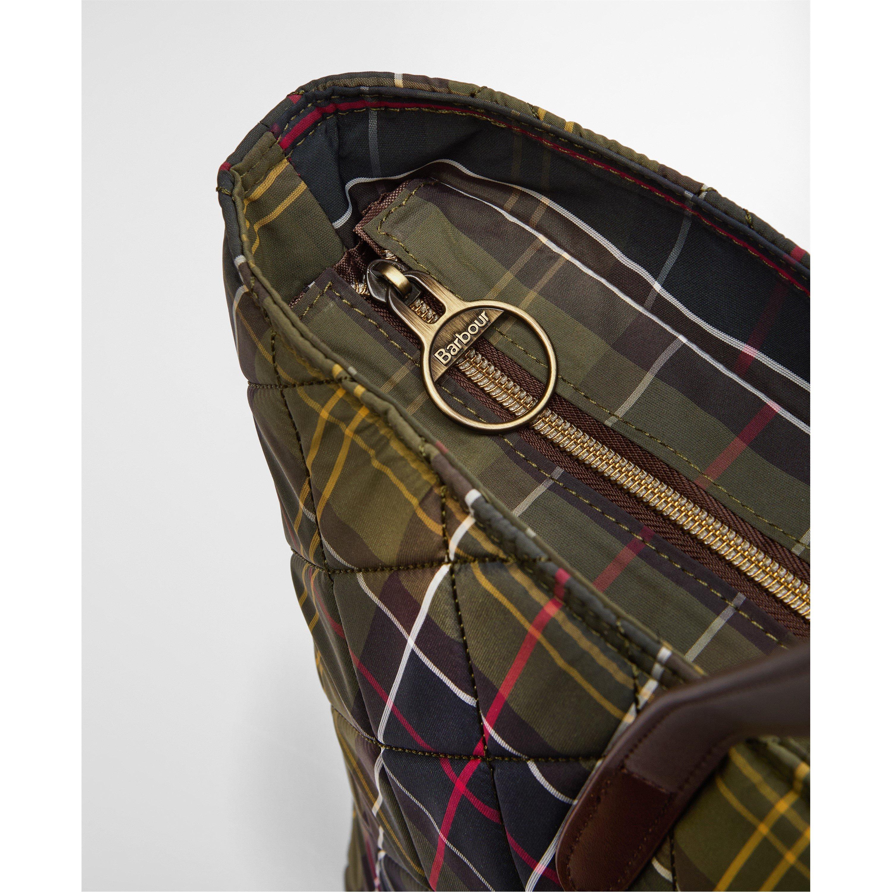 Classic Tartan - Barbour - Womens Wetherham Quilted Tartan Tote Bag - 7