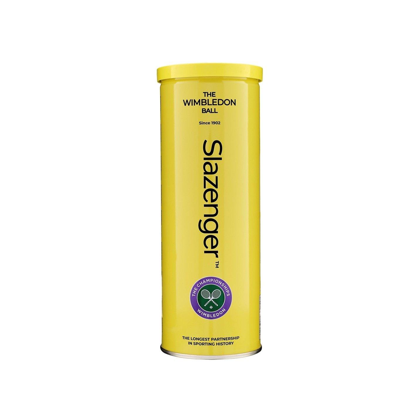 Slazenger  Adults Slaz Wimbledon Tennis Balls - Yellow