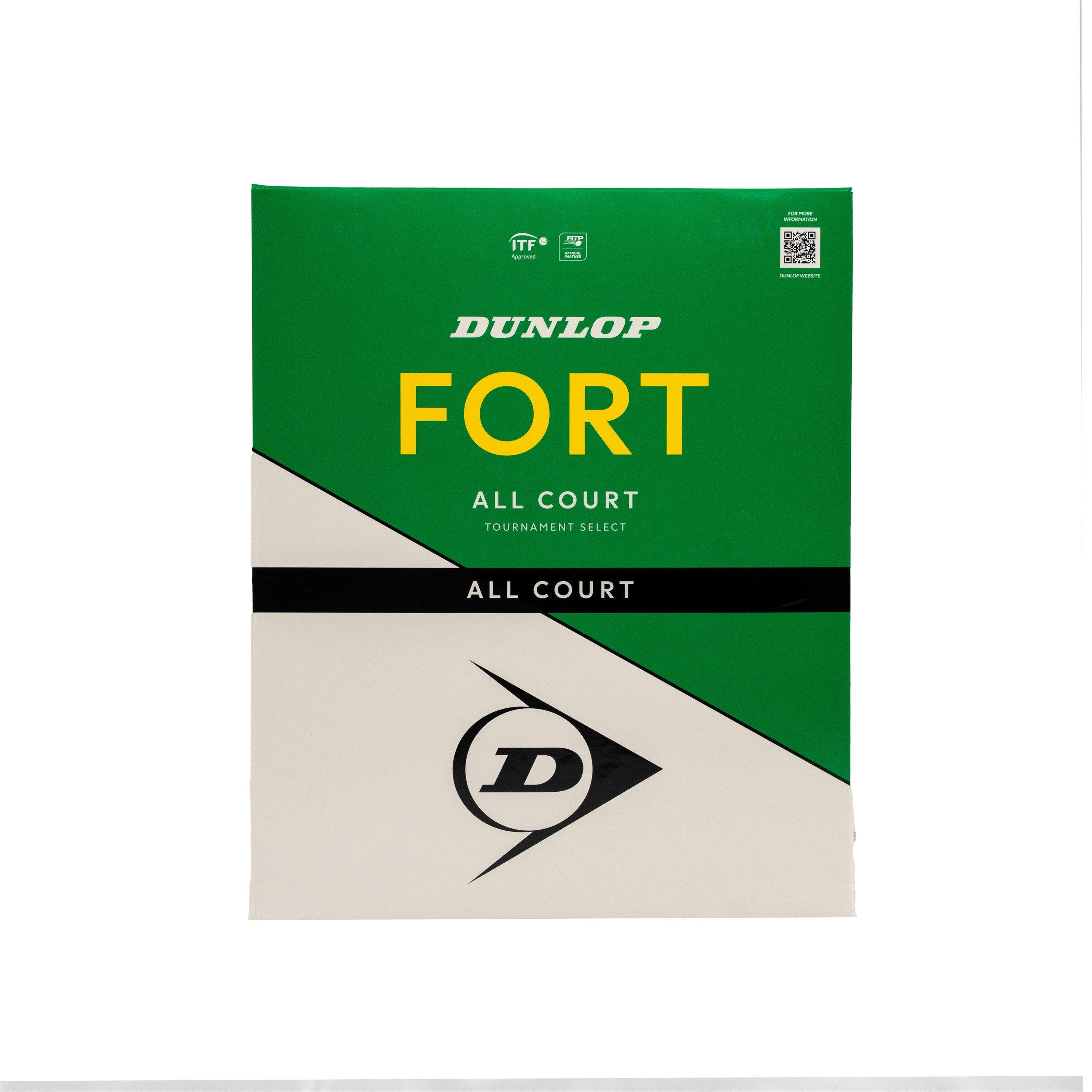 Gelb - Dunlop - Fort Triple Pack of Tennis Balls (3x 4 Ball) - 1