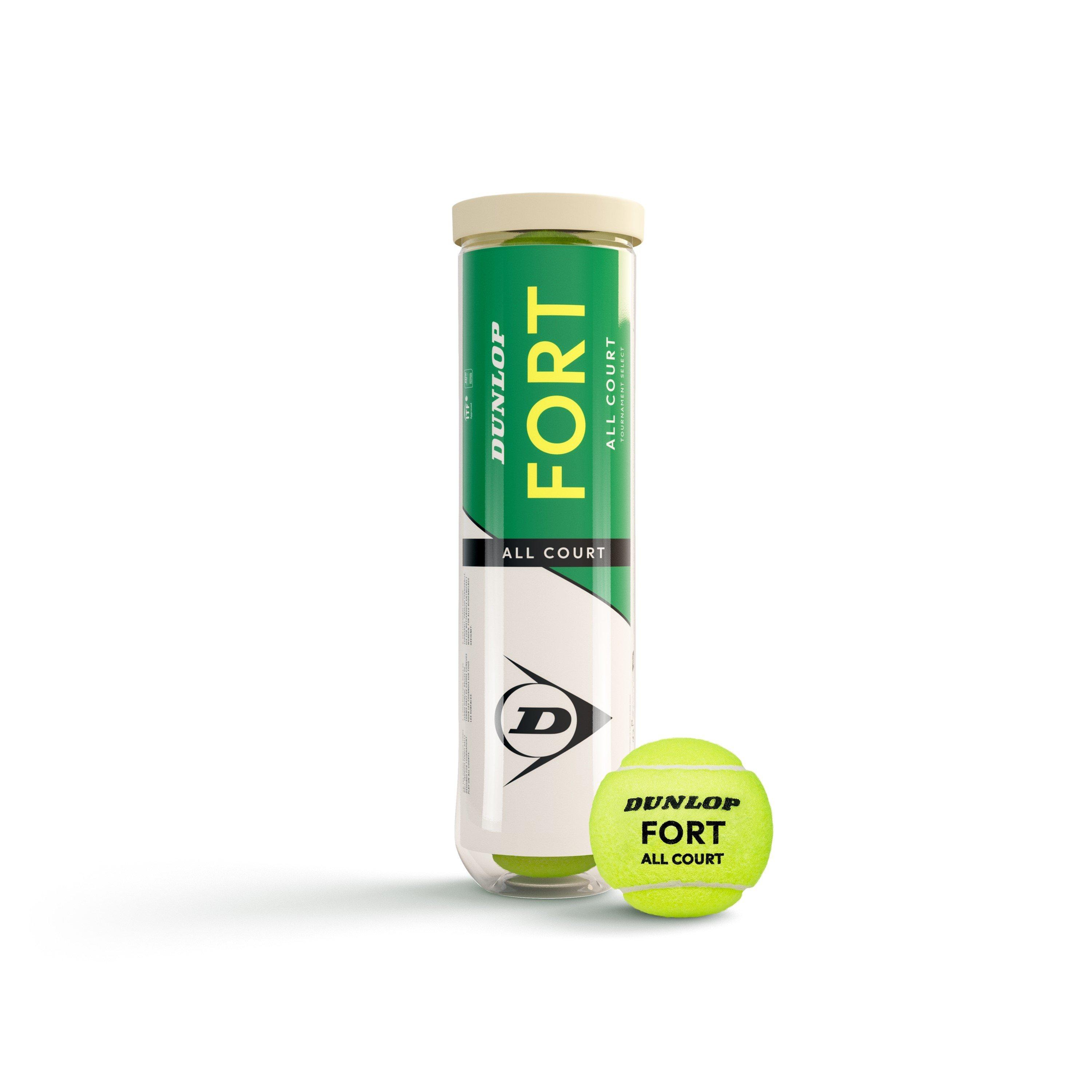 Dunlop Fort Triple Pack of Tennis Balls (3x 4 Ball) | Sports Direct