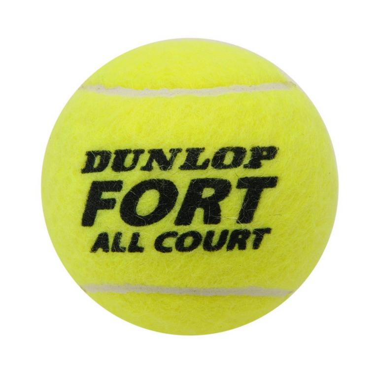 Jaune - Dunlop - Fort Triple Pack of Tennis Balls - 3