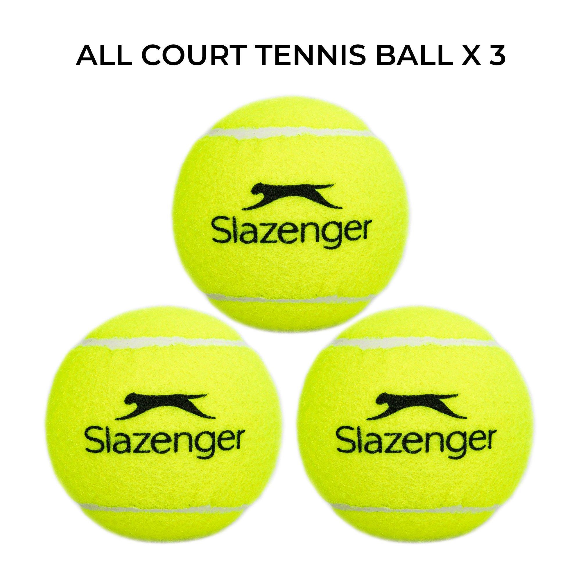 Yellow - Slazenger - Club All Court Tennis Balls - 3