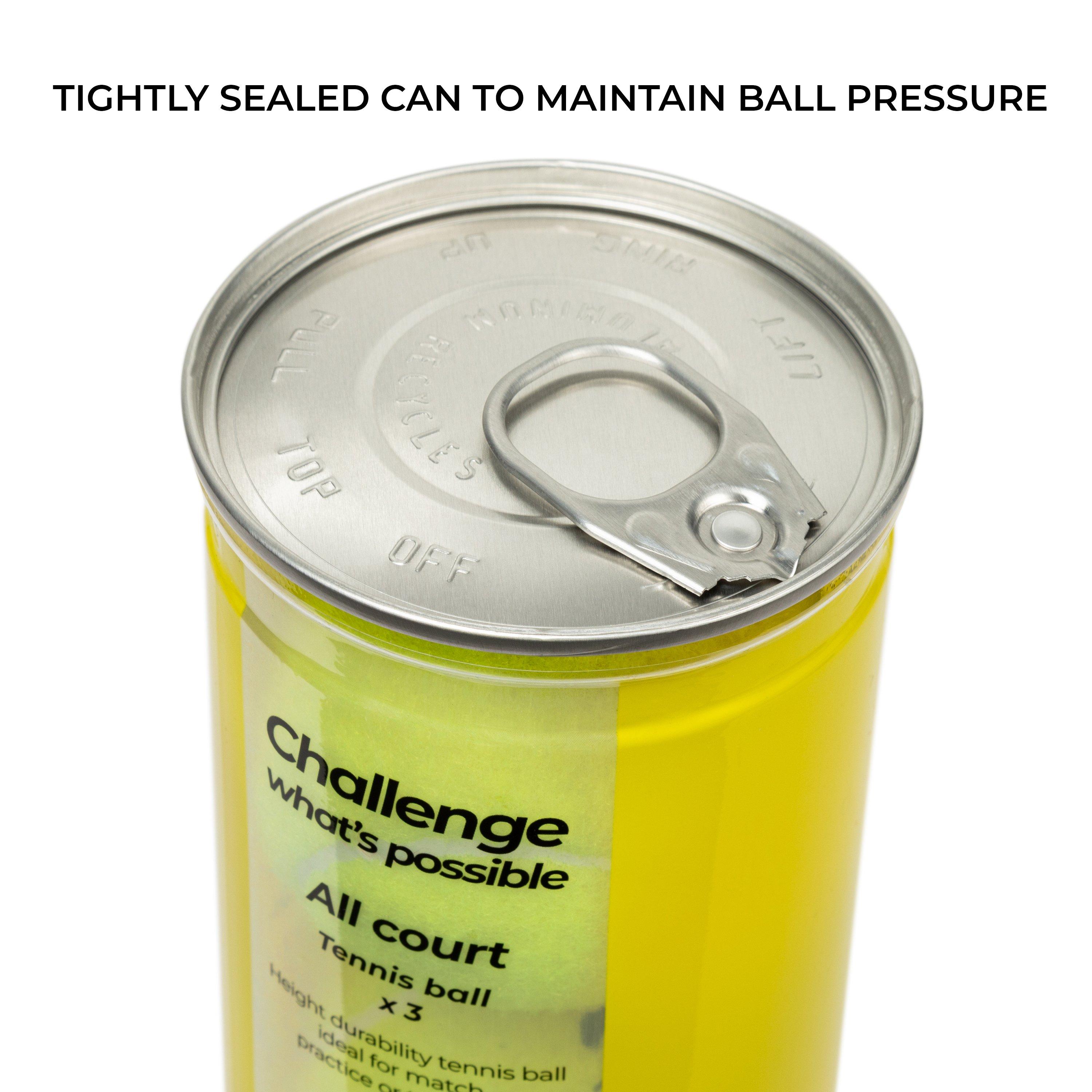 Yellow - Slazenger - Club All Court Tennis Balls - 4