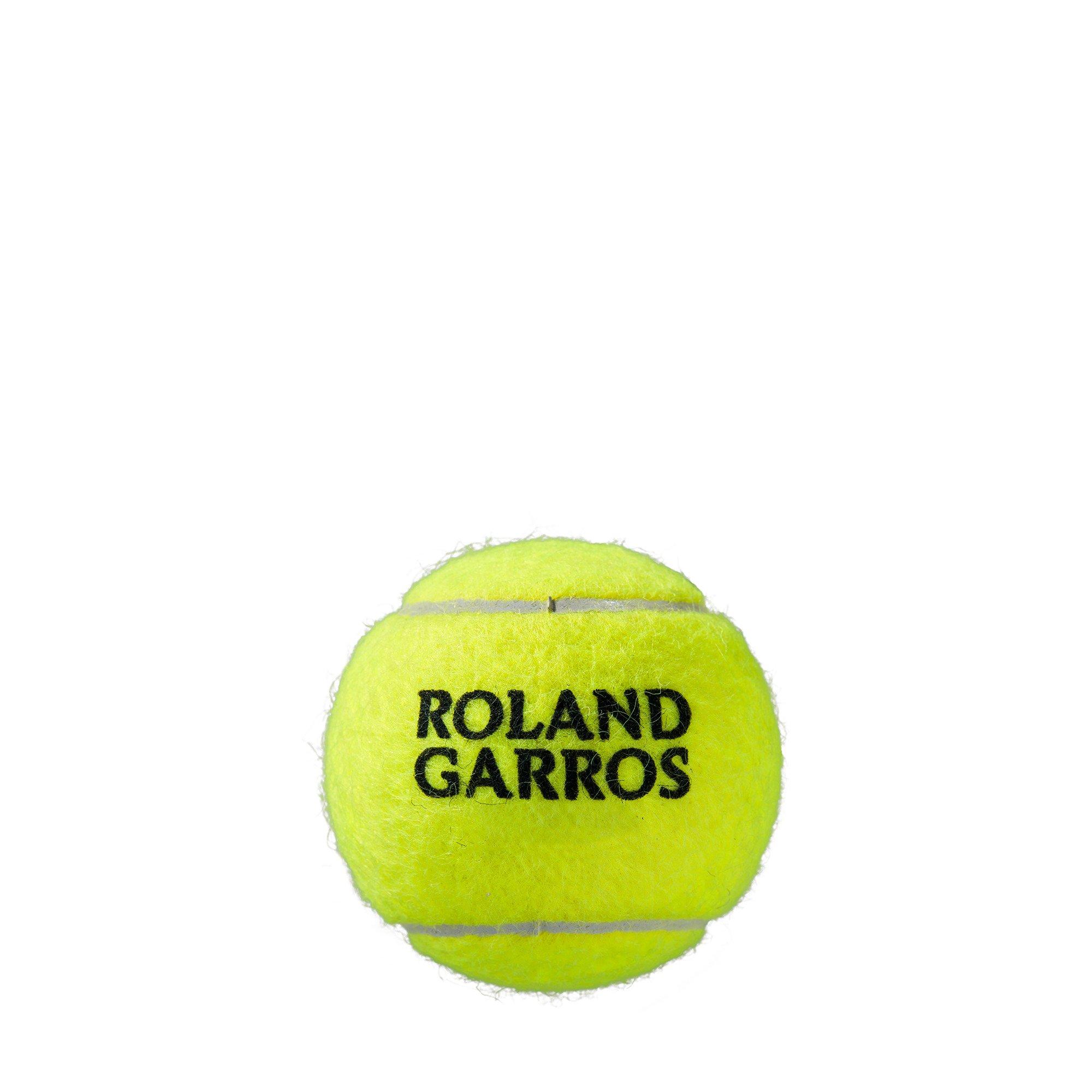Gelb - Wilson - Roland Garros All Ct 4ball 2pk Tennis Ball Unisex Adults - 2