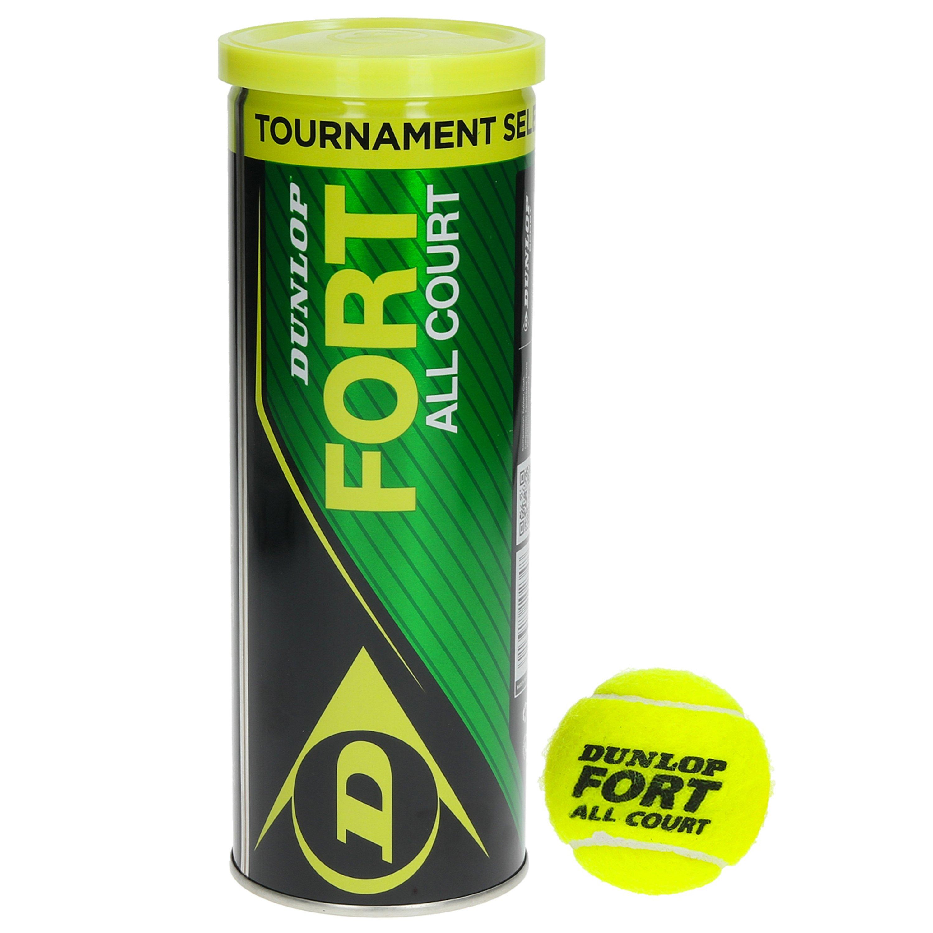 Yellow - Dunlop - Fort All Court Tennis Ball