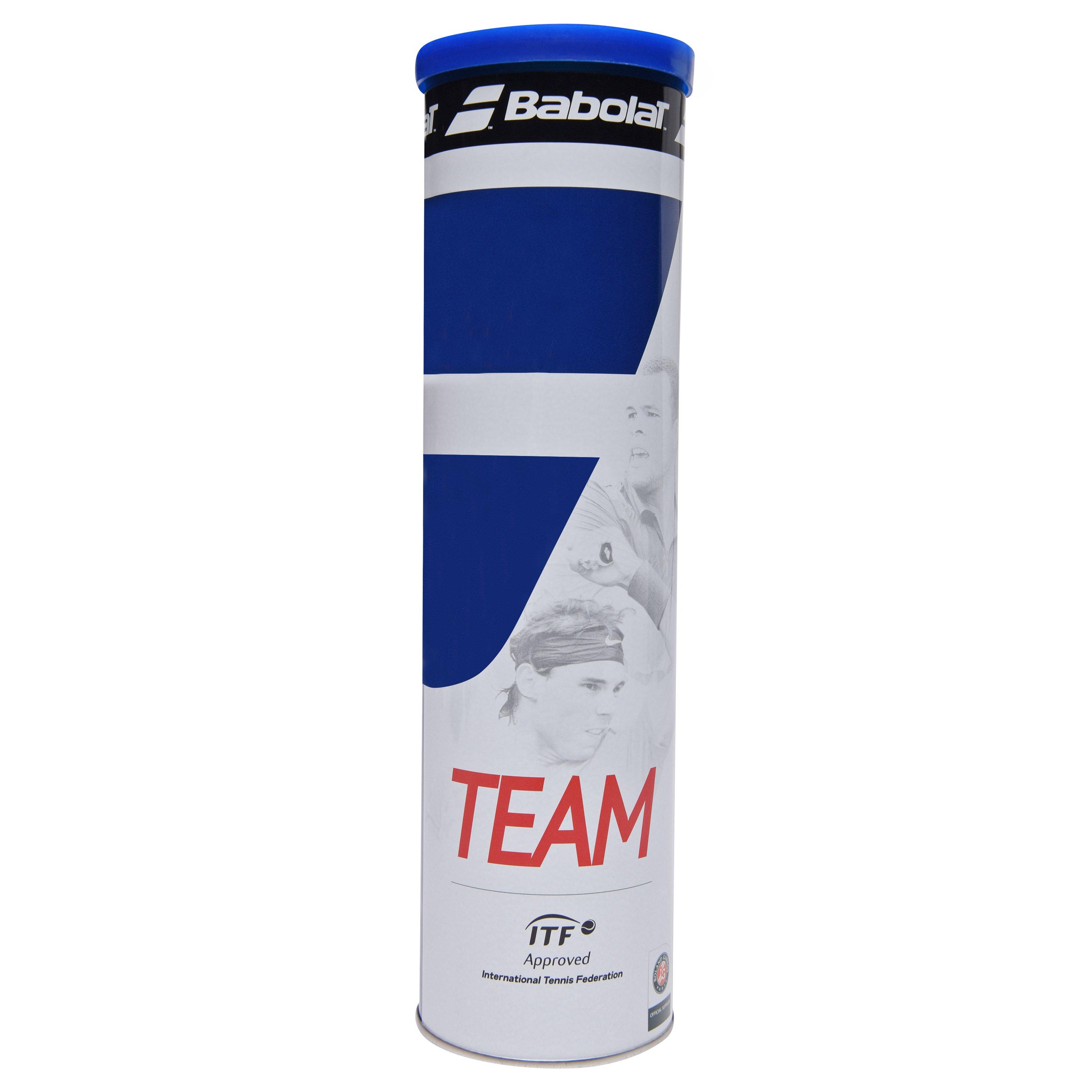 Geel - Babolat - Babolat TEAM 4-Ball tube - 1