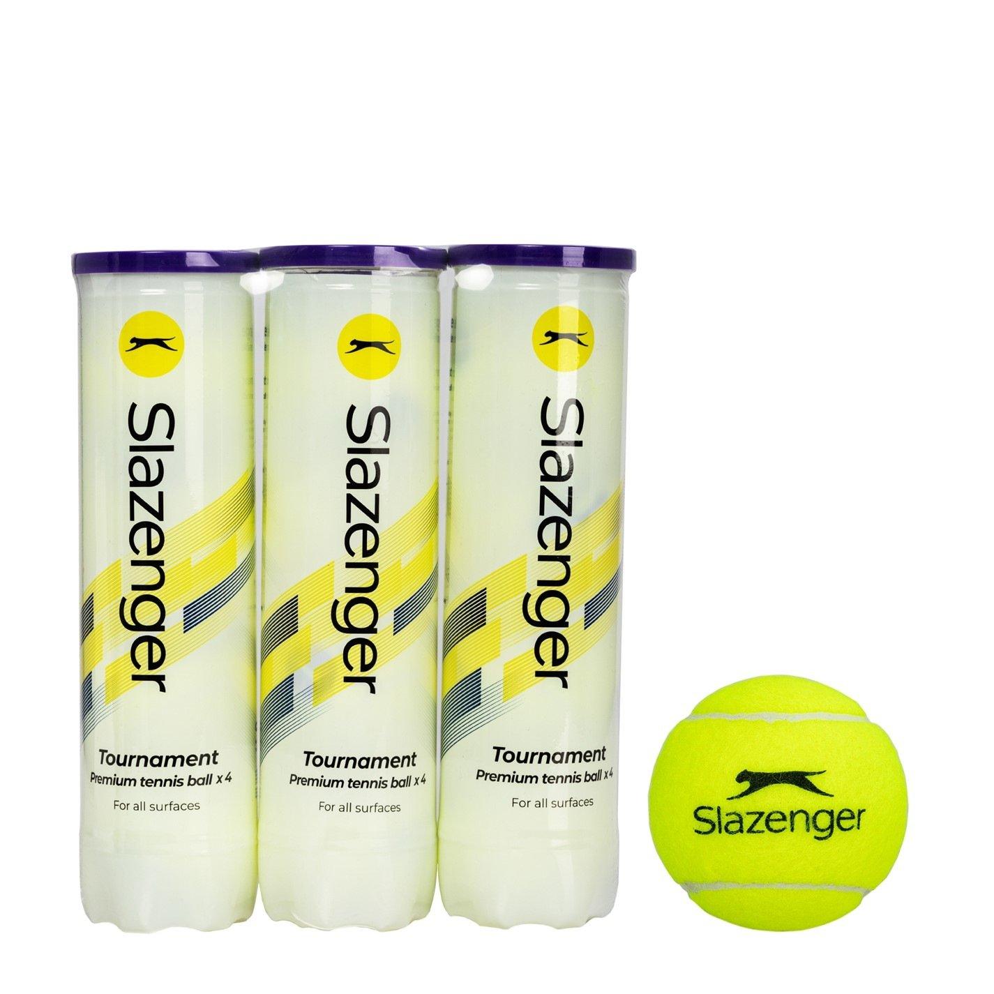Slazenger  Tournament Tri Pack Tennis Balls - Yellow
