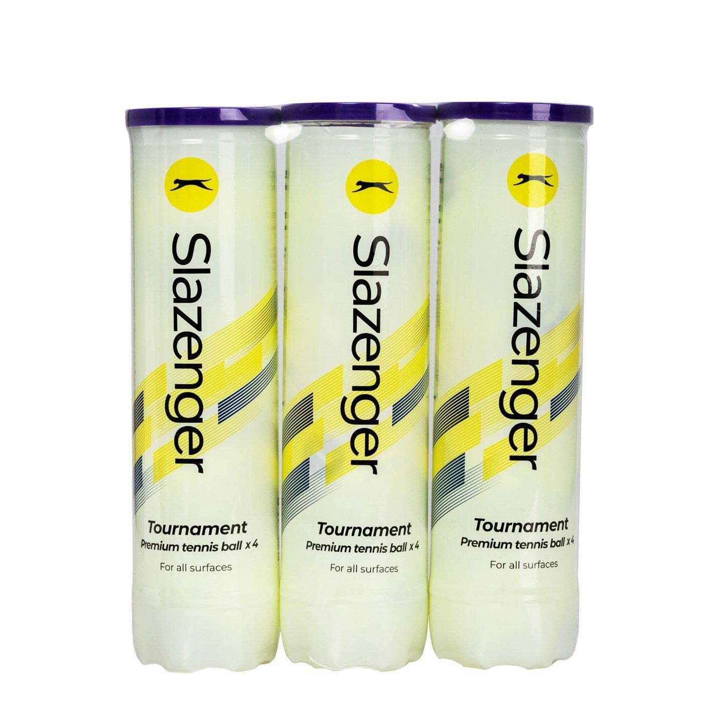 Giallo - Slazenger - Tournament Tri Pack Tennis Balls - 2