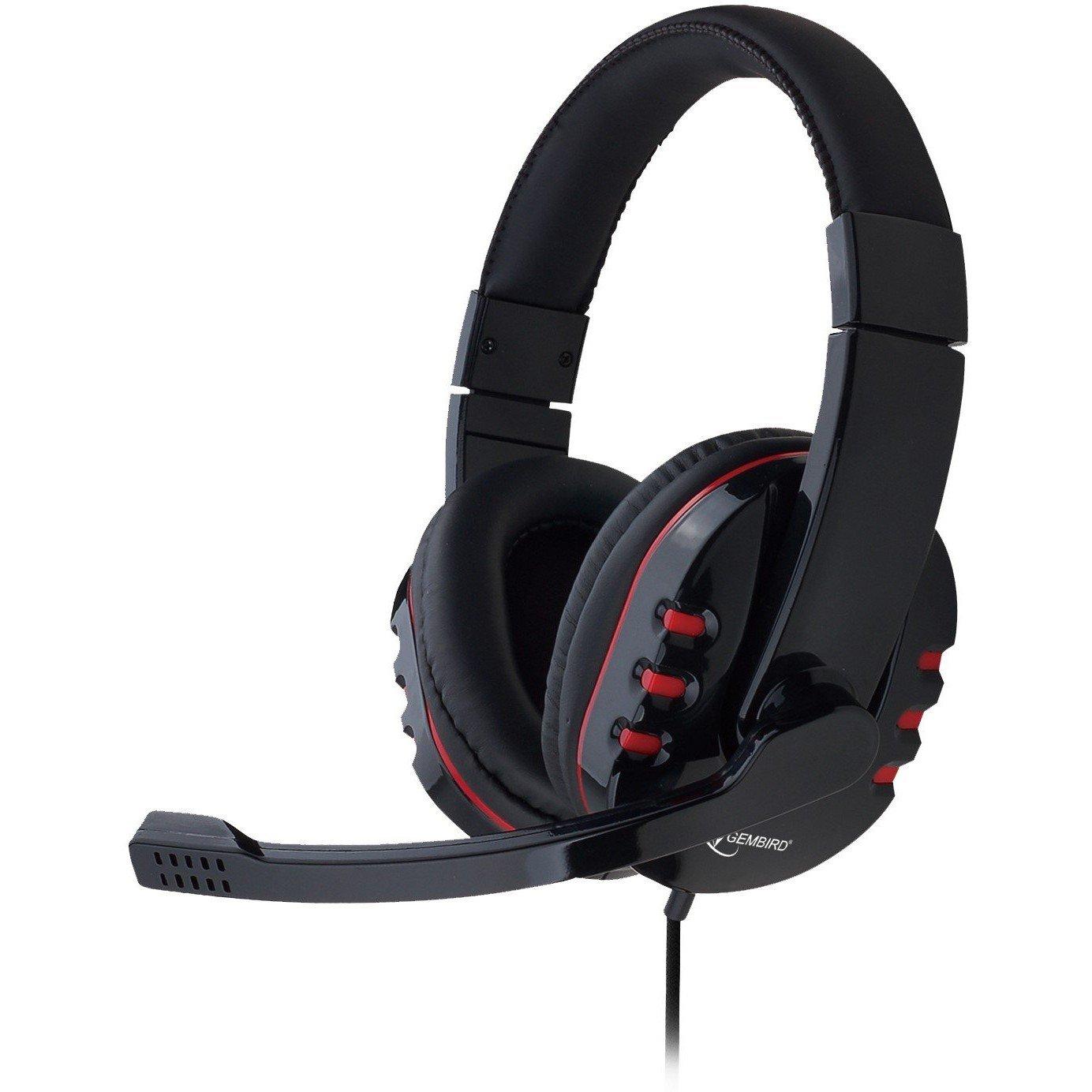 Gembird  Surround Sound Pc Gaming Headset With Microphone - Black