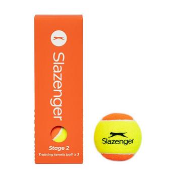 Slazenger Orange Mini Tennis Balls 3 Ball Tubes